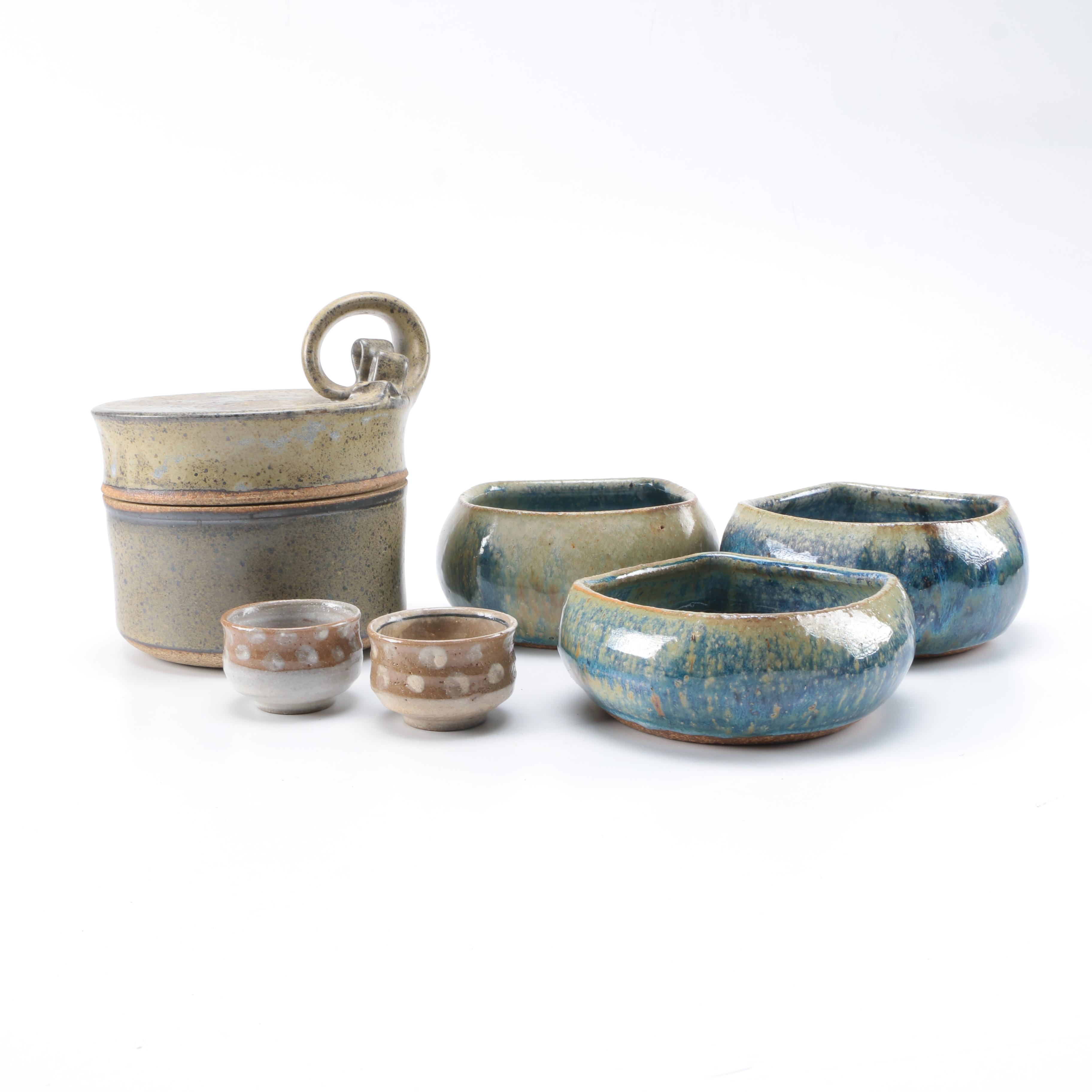 Assorted Art Pottery Vessels