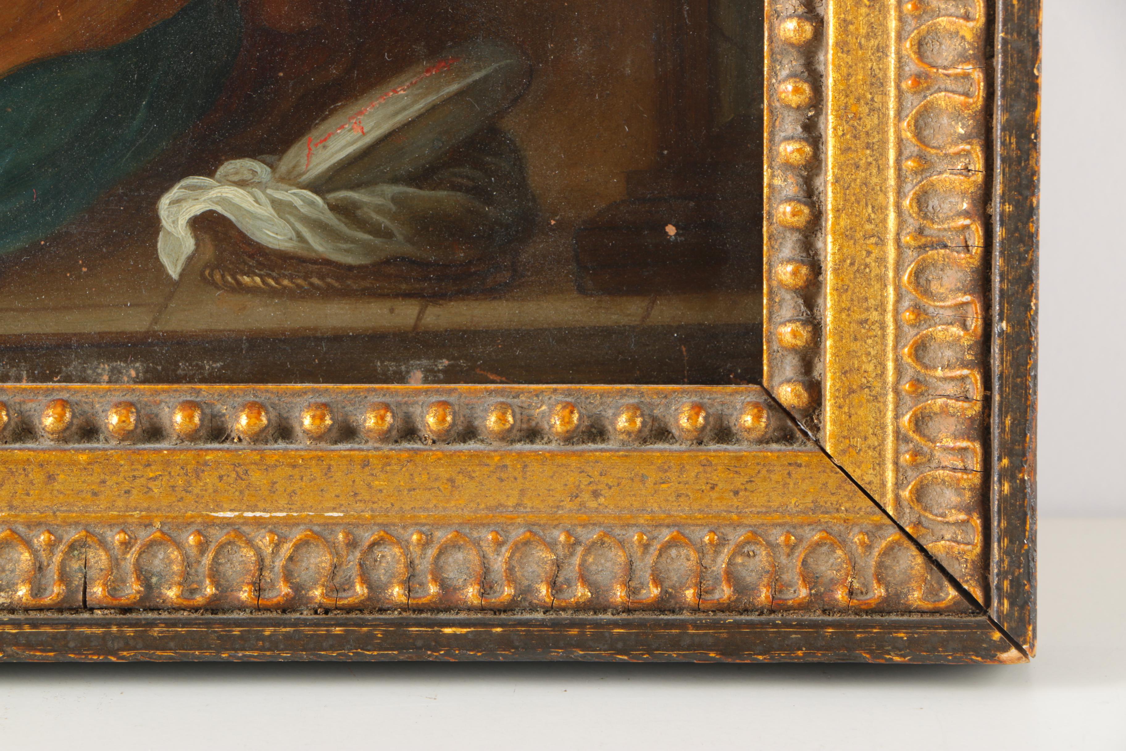 17th Century Oil Painting on Copper of the Madonna and Child