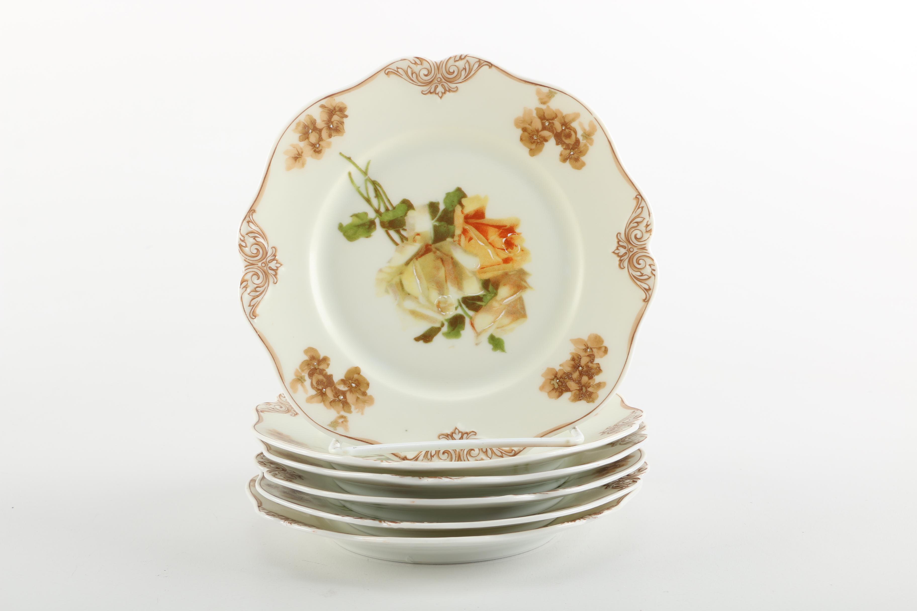 1900s Hermann Ohme Silesia "Old Ivory" Porcelain Tableware