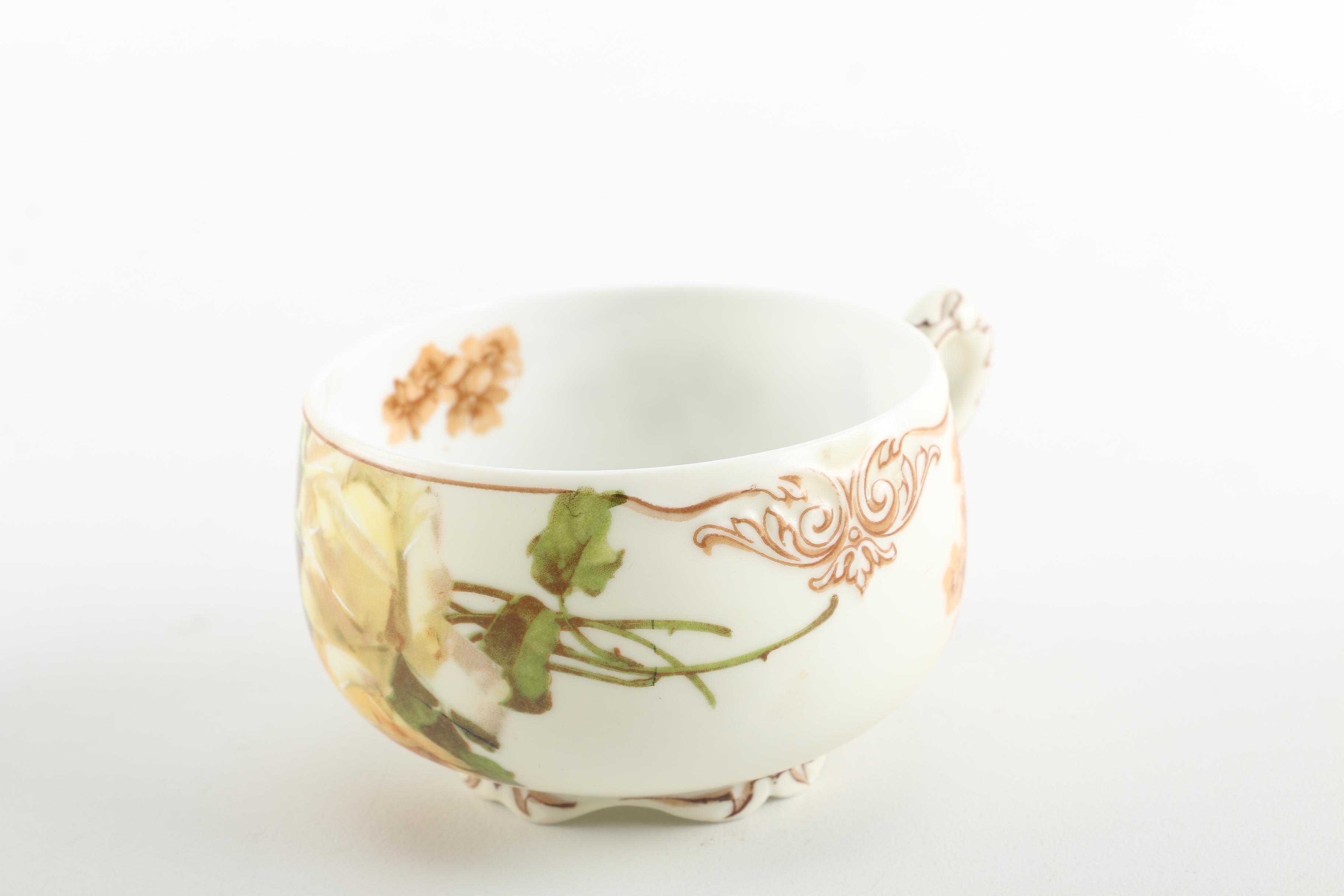 1900s Hermann Ohme Silesia "Old Ivory" Porcelain Tableware
