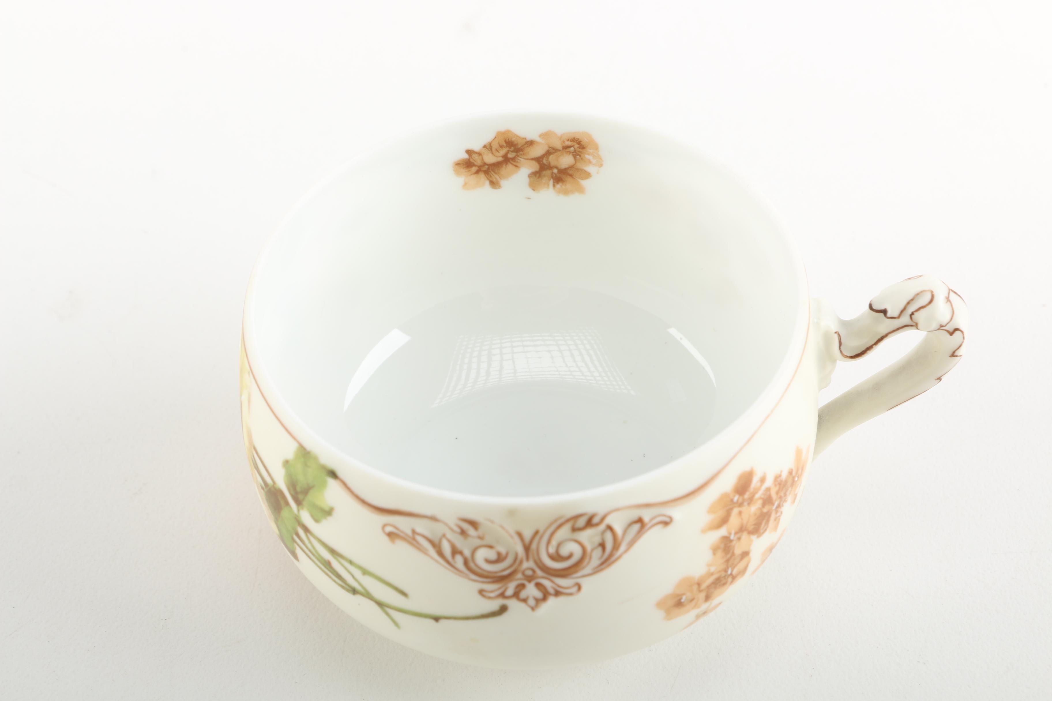 1900s Hermann Ohme Silesia "Old Ivory" Porcelain Tableware