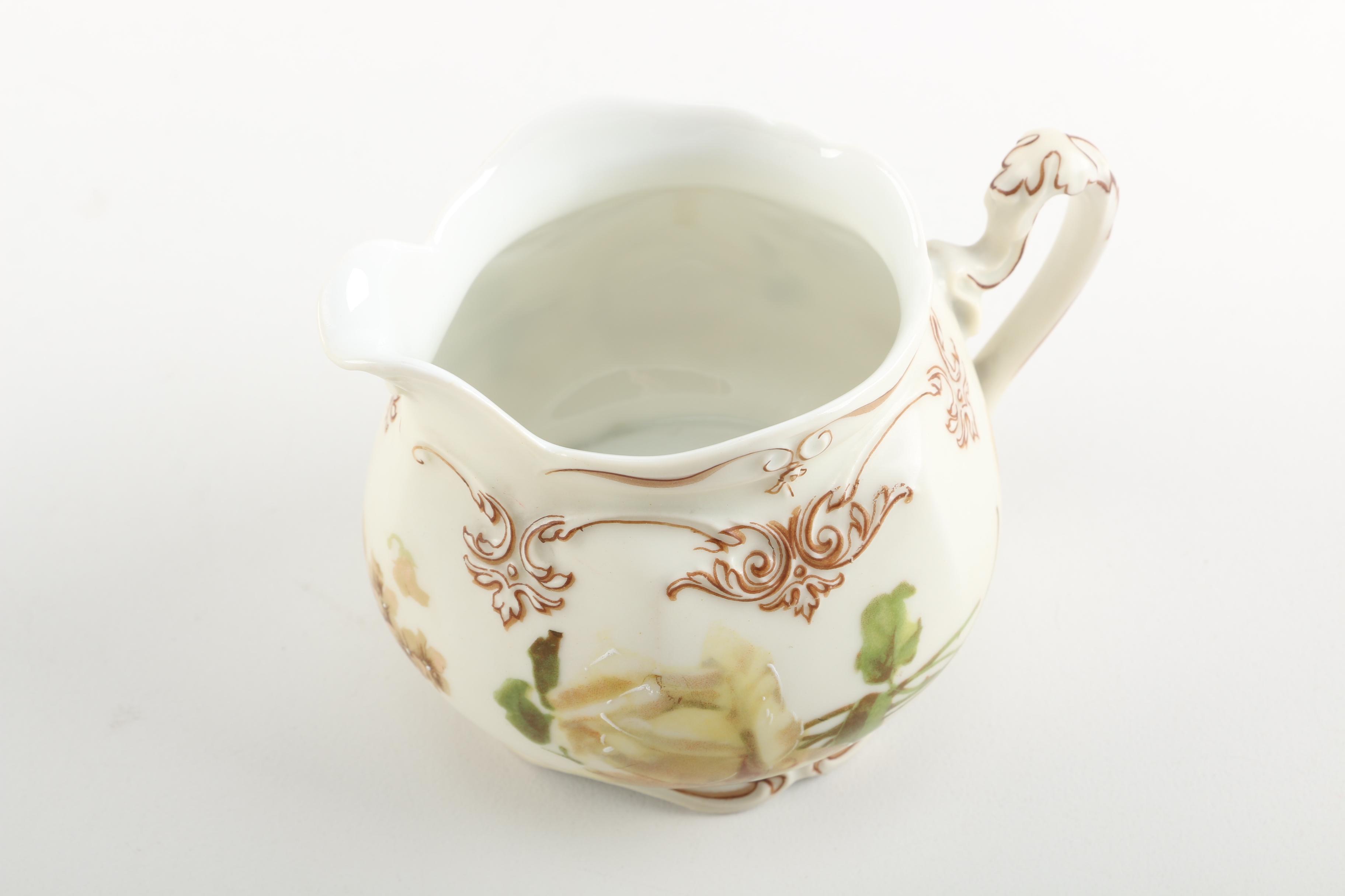 1900s Hermann Ohme Silesia "Old Ivory" Porcelain Tableware