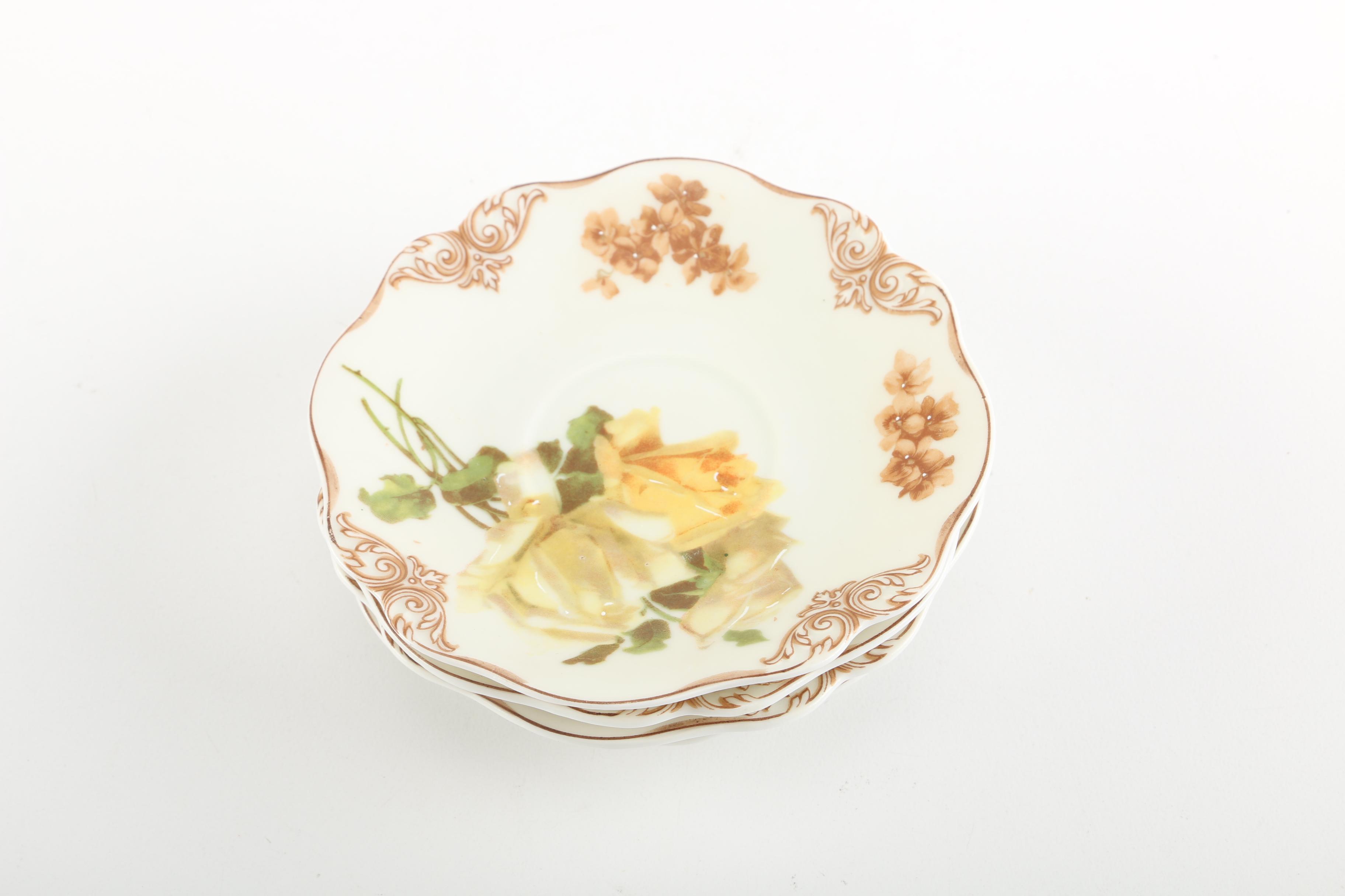 1900s Hermann Ohme Silesia "Old Ivory" Porcelain Tableware