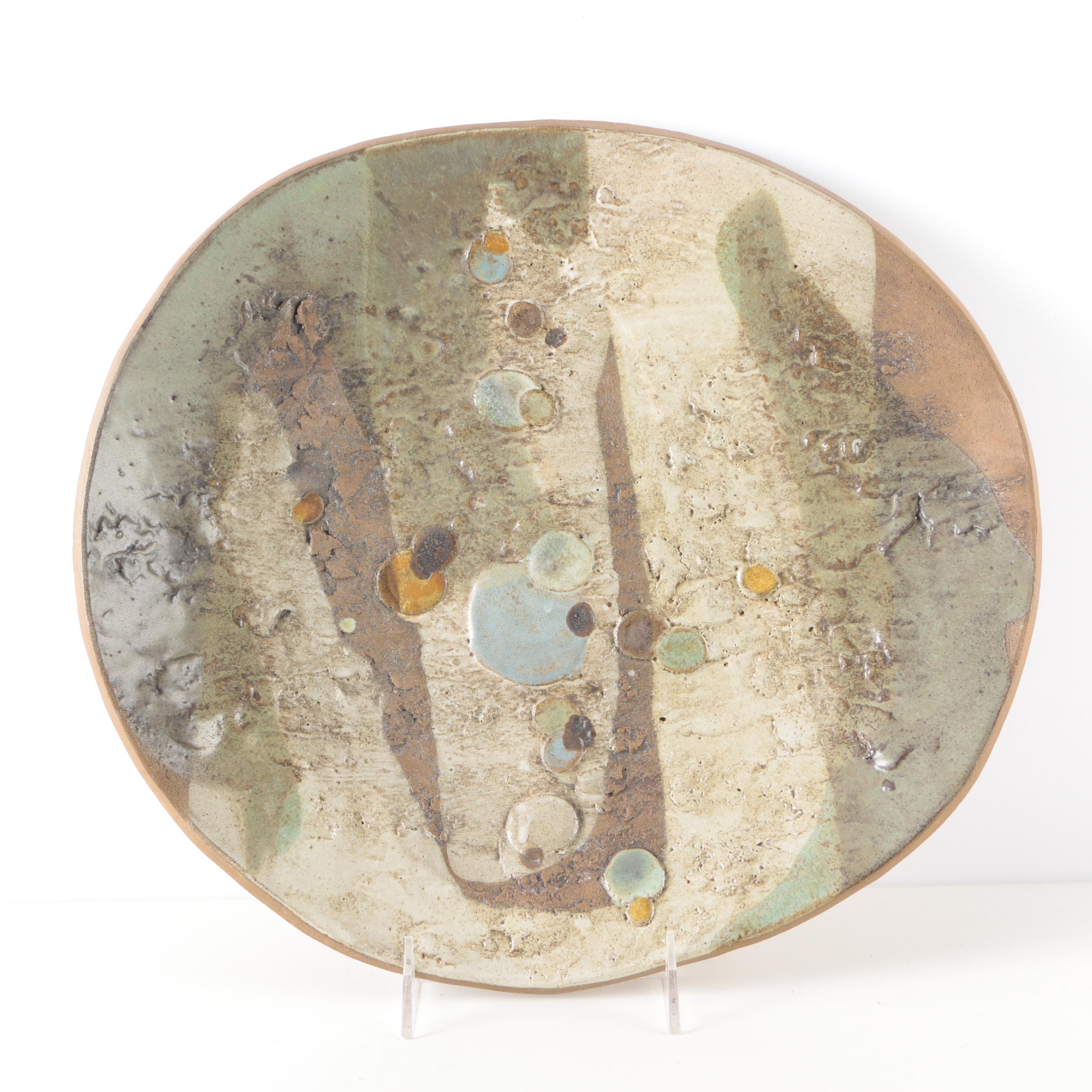 June Kapor Original Signed Charger