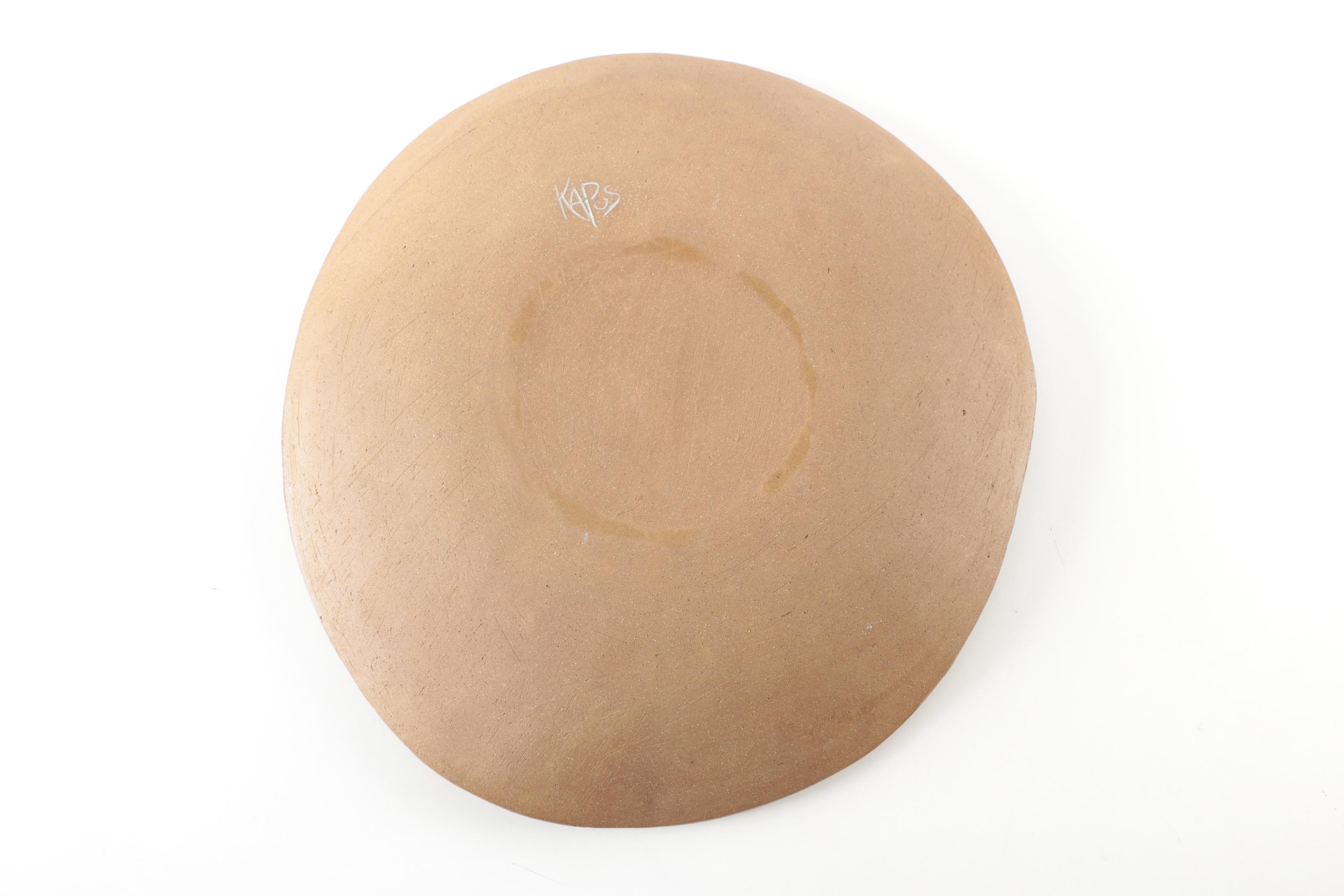 June Kapor Original Signed Charger