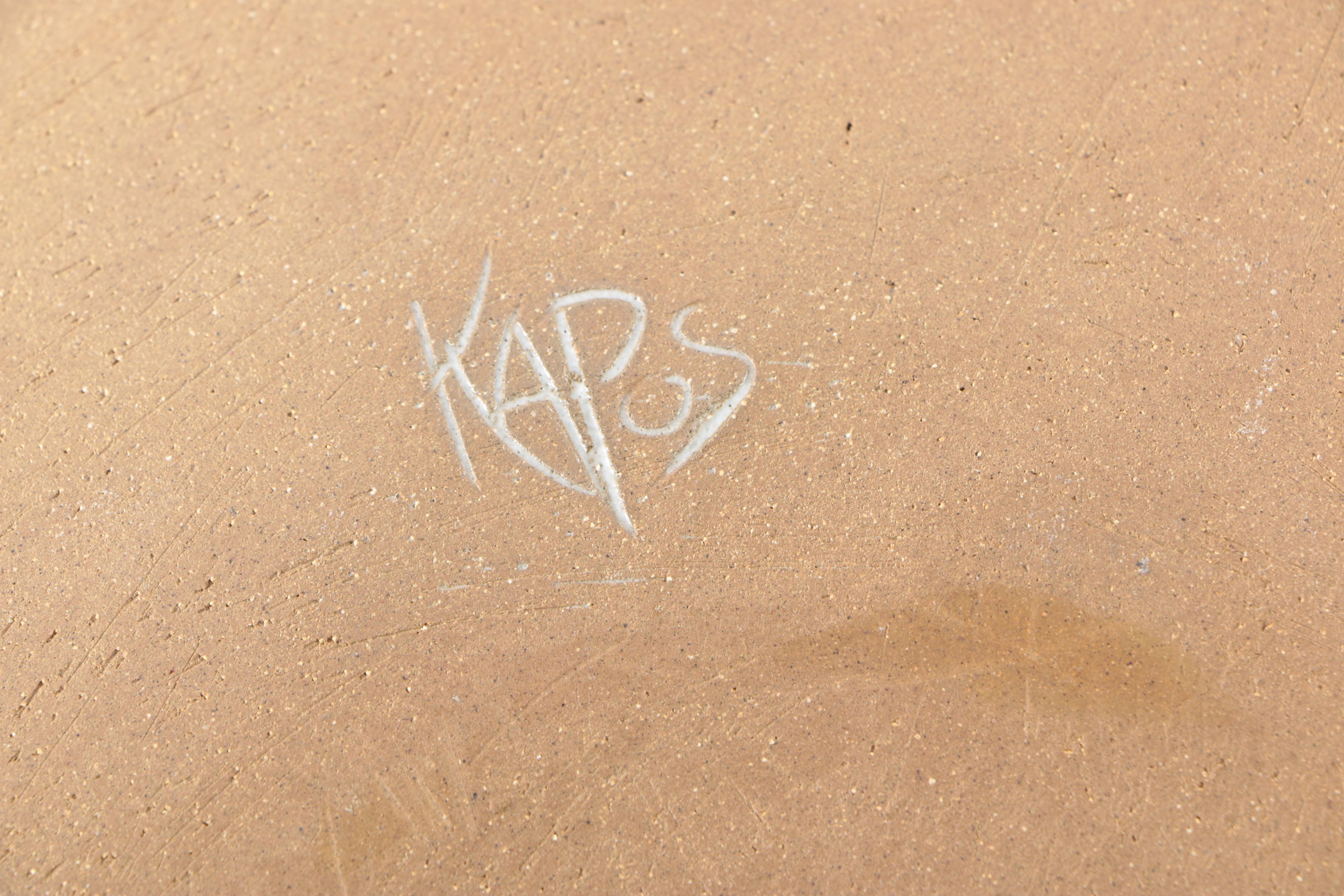 June Kapor Original Signed Charger