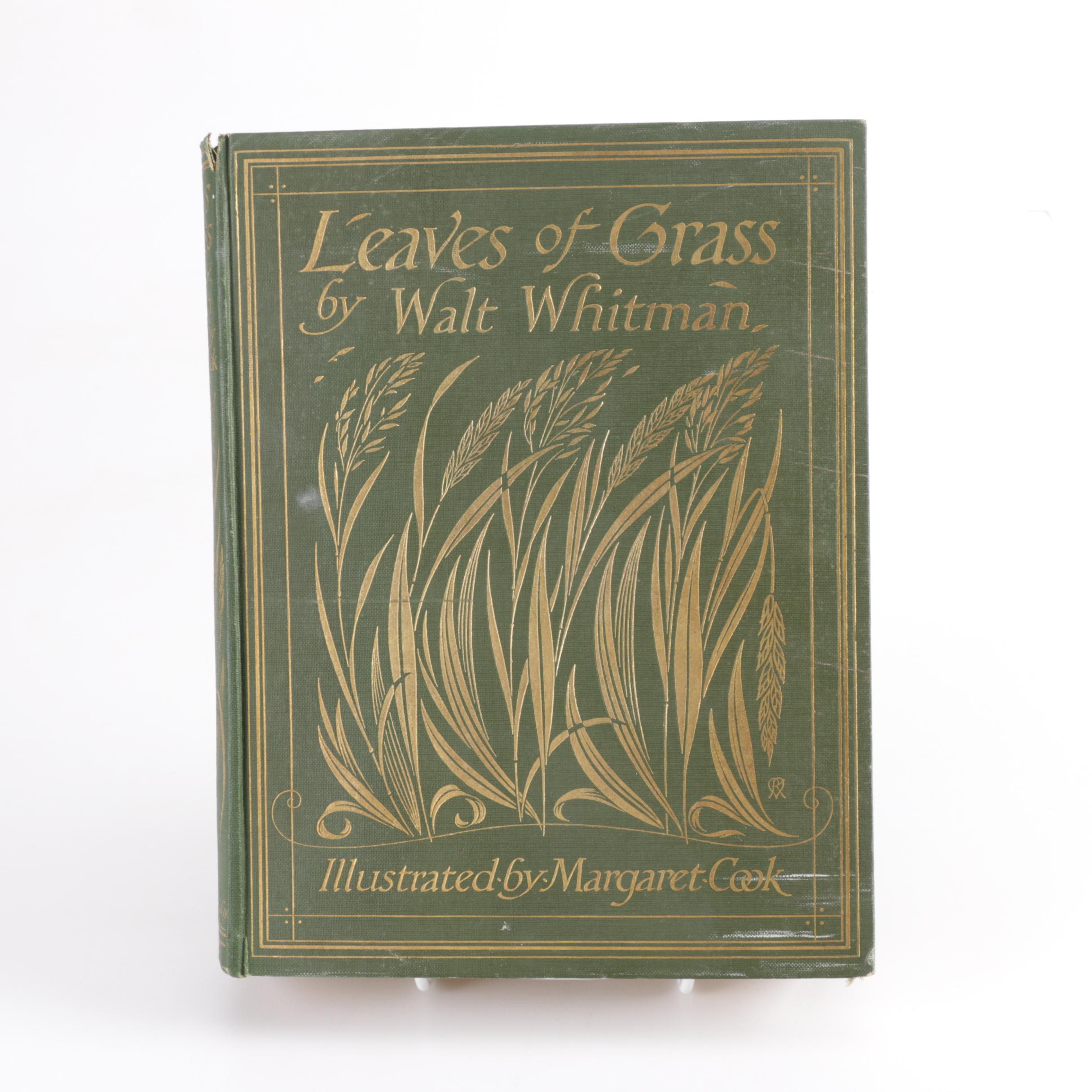 1913 Illustrated "Poems From Leaves of Grass" by Walt Whitman