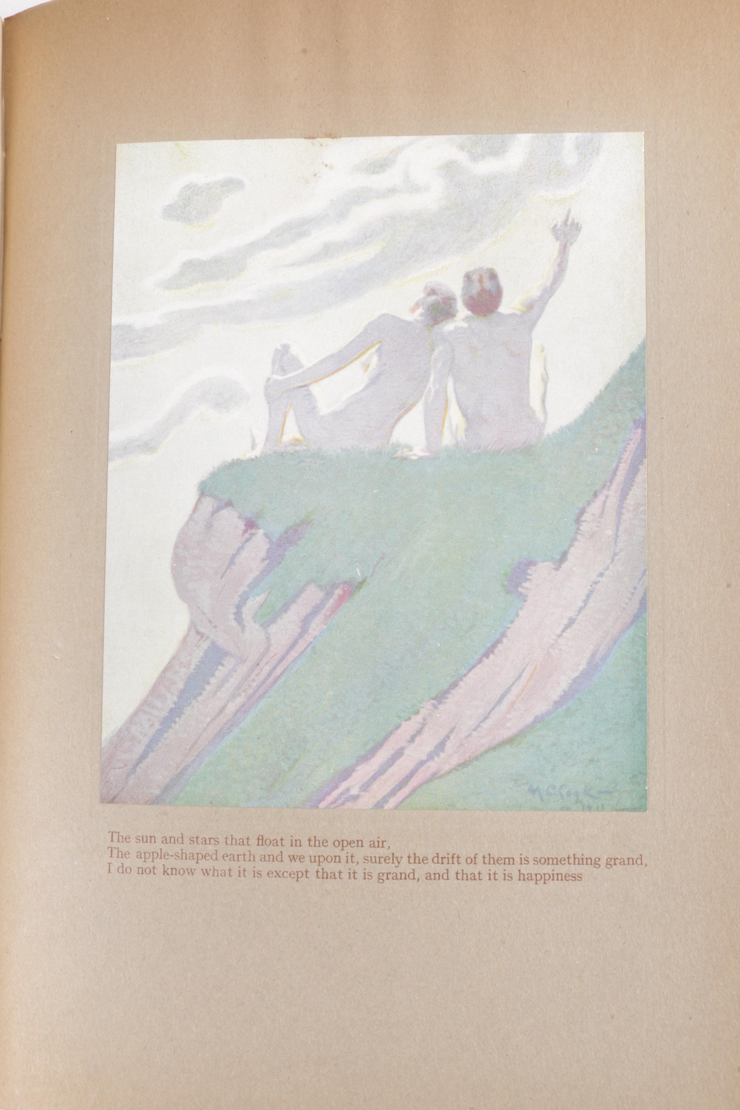 1913 Illustrated "Poems From Leaves of Grass" by Walt Whitman