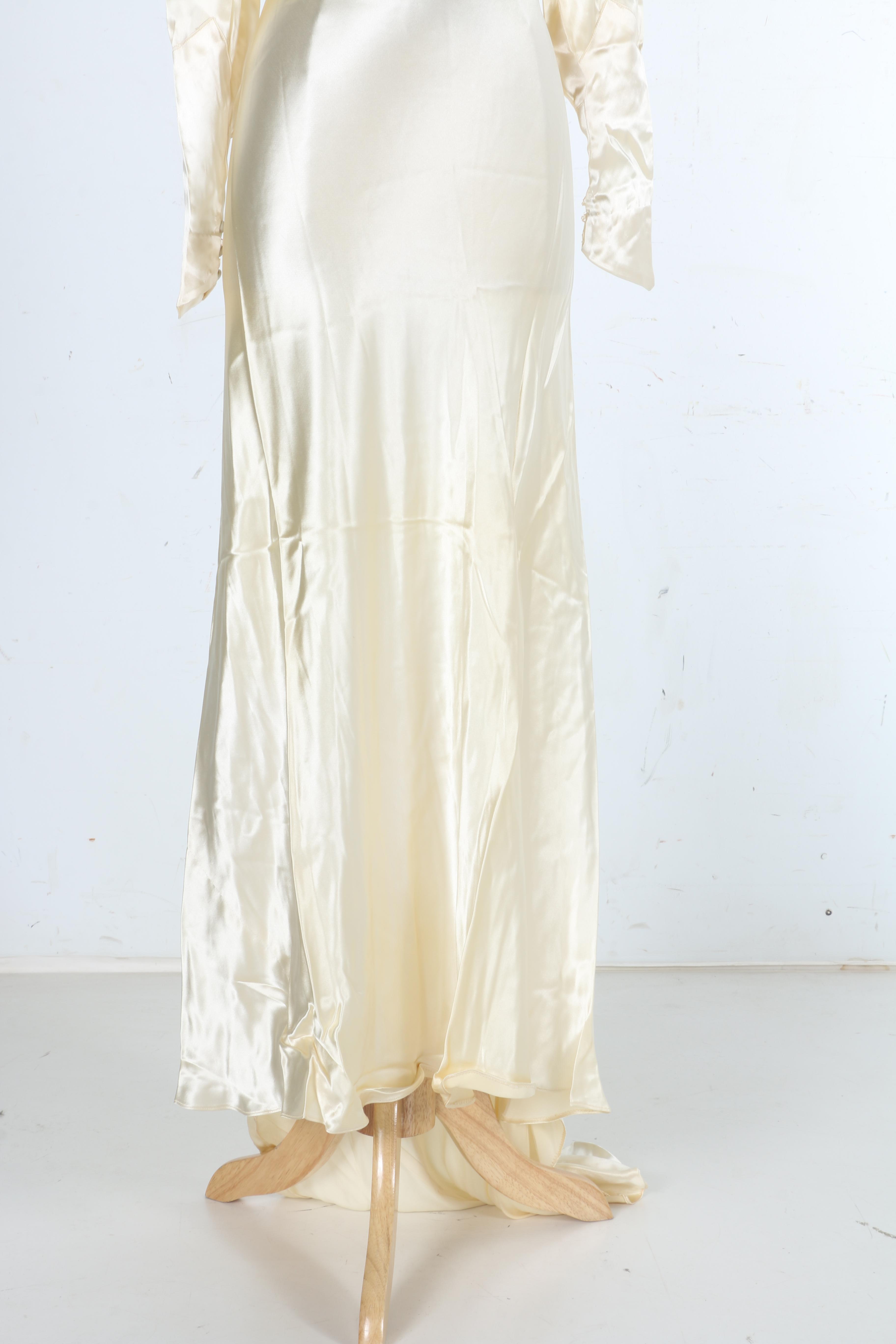 Vintage Wedding Gown with Mary Jane Shoes
