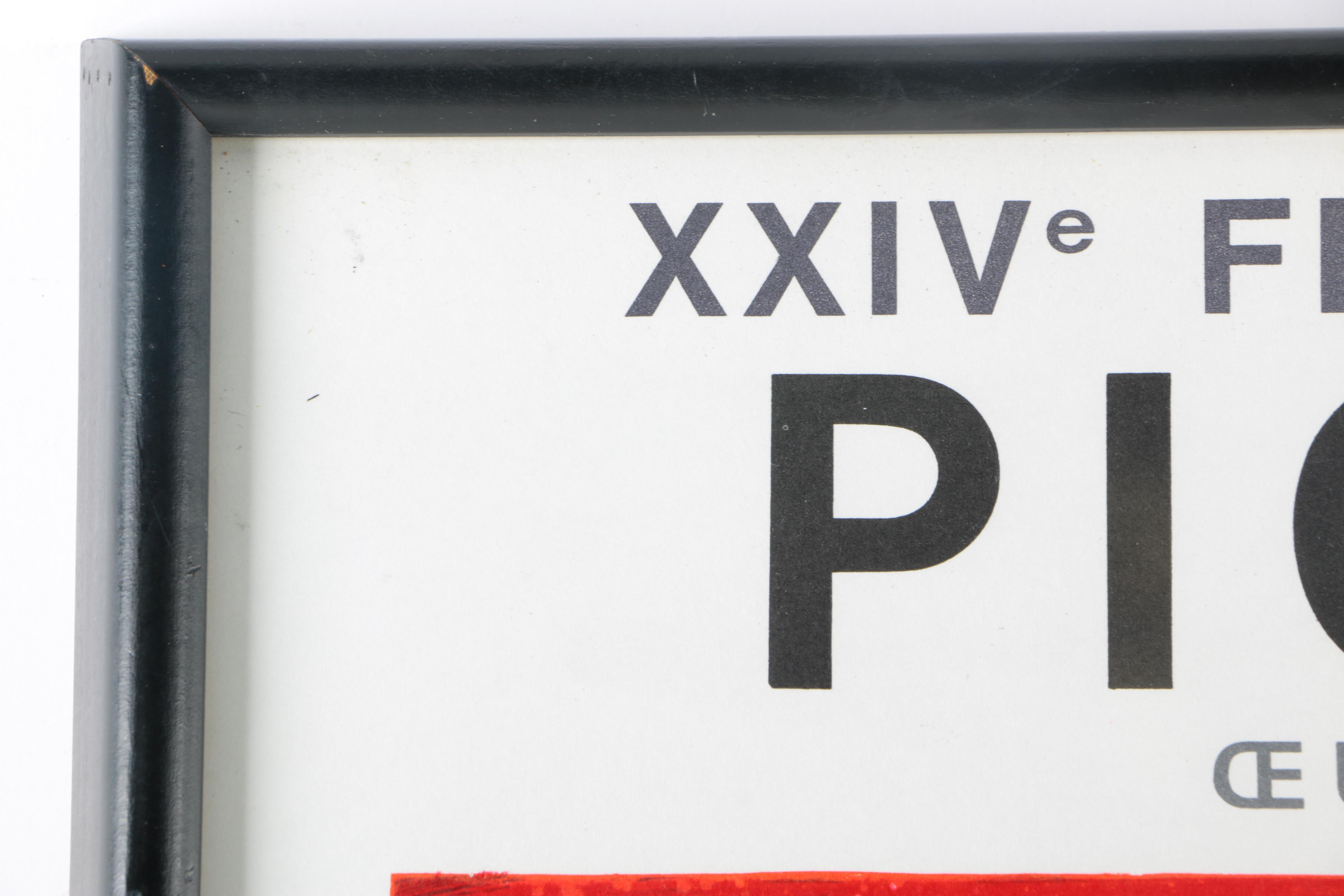 H. Deschamps Lithographic Poster After Picasso's "Homme à l'épée"