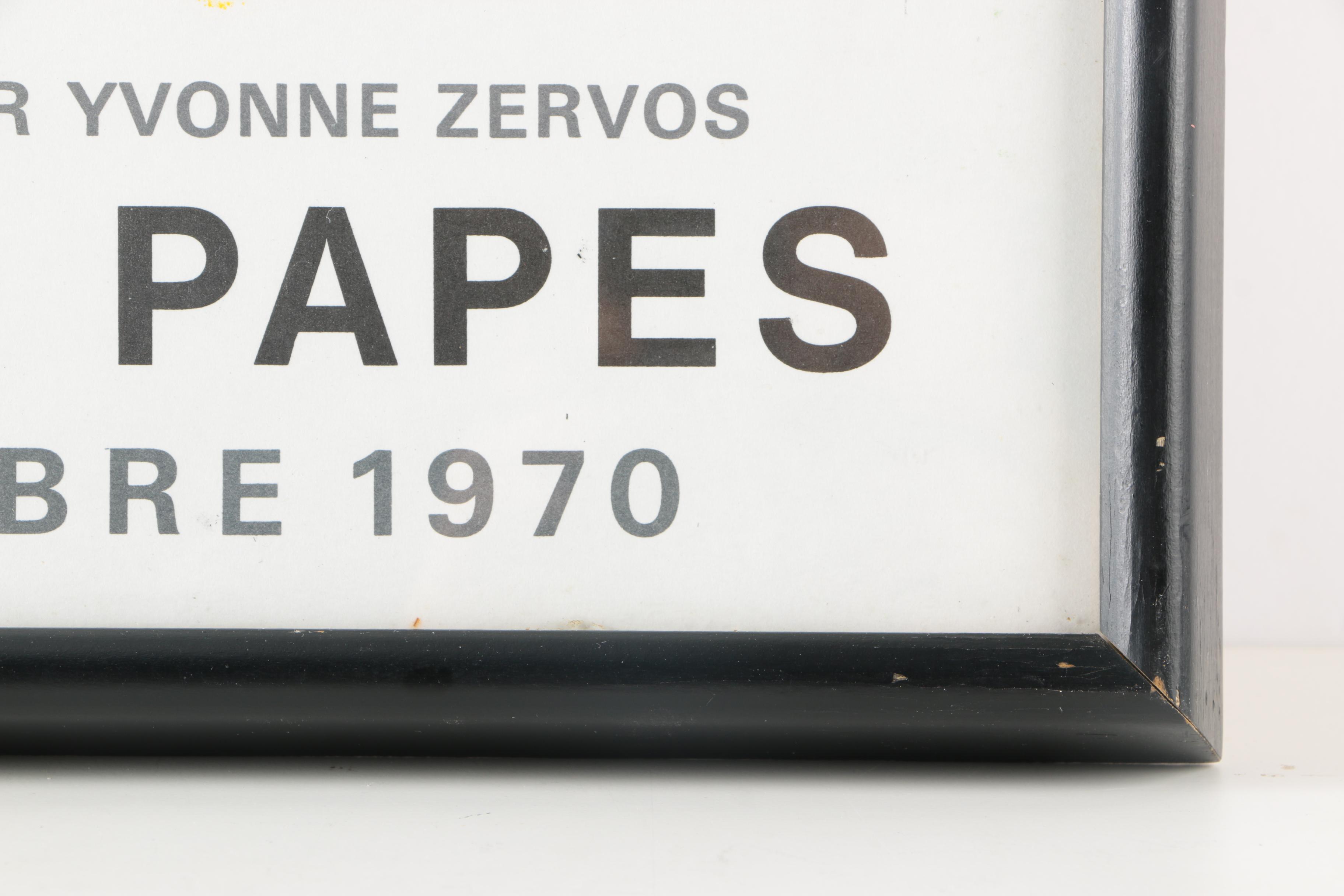 H. Deschamps Lithographic Poster After Picasso's "Homme à l'épée"