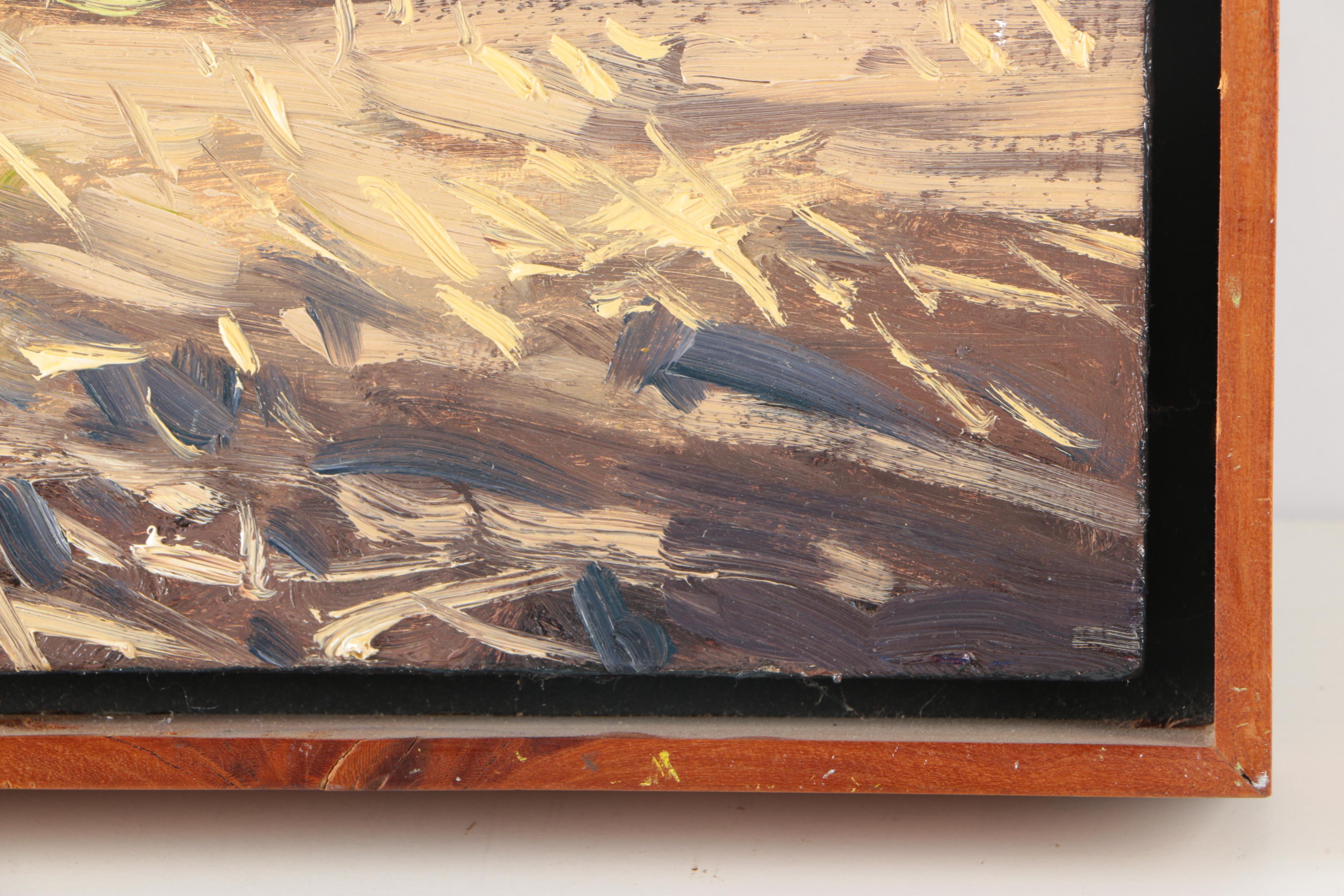 J. Thomas R Higgins Oil Painting "Farm in Wayne"