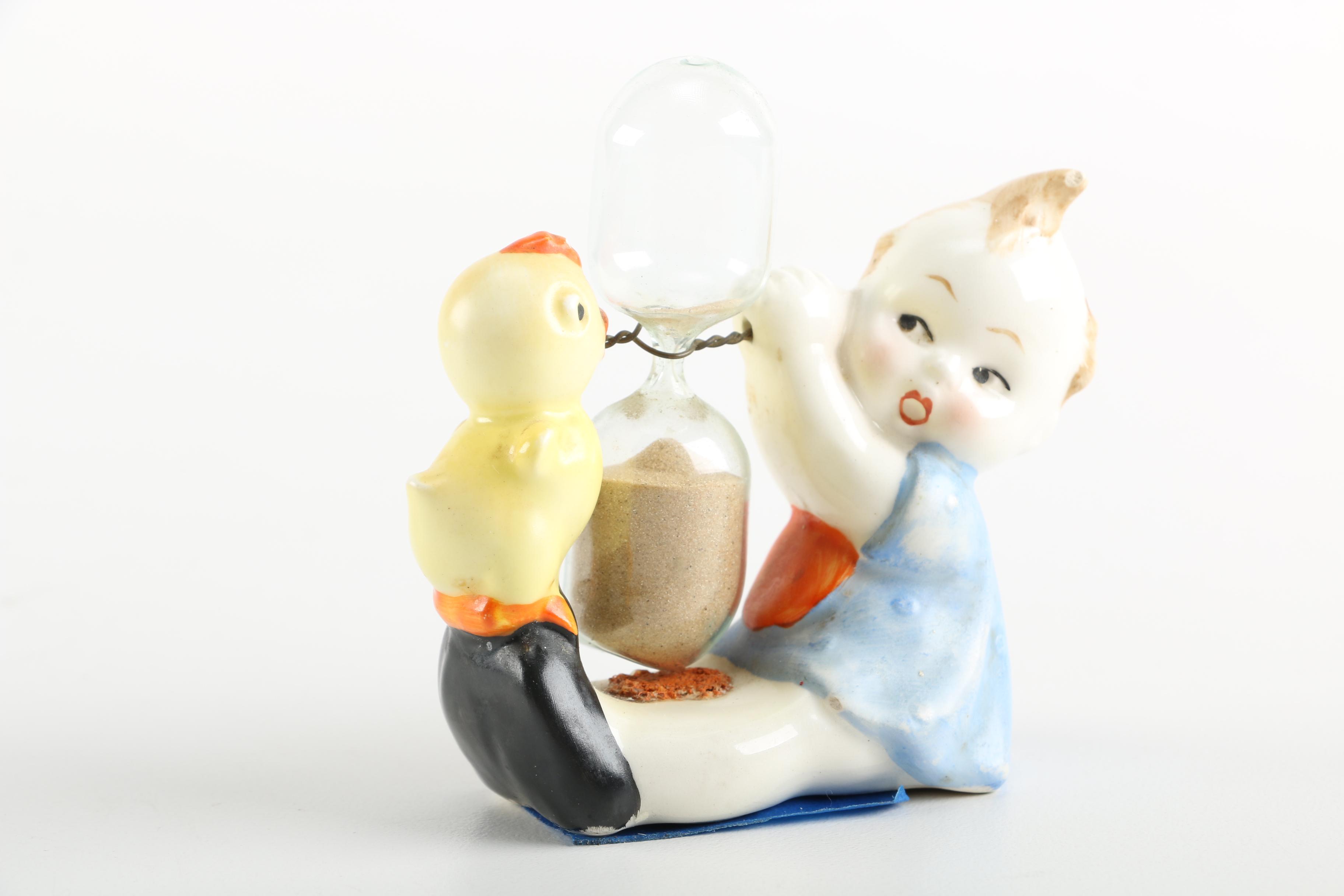 Ceramic Hourglass Figurines