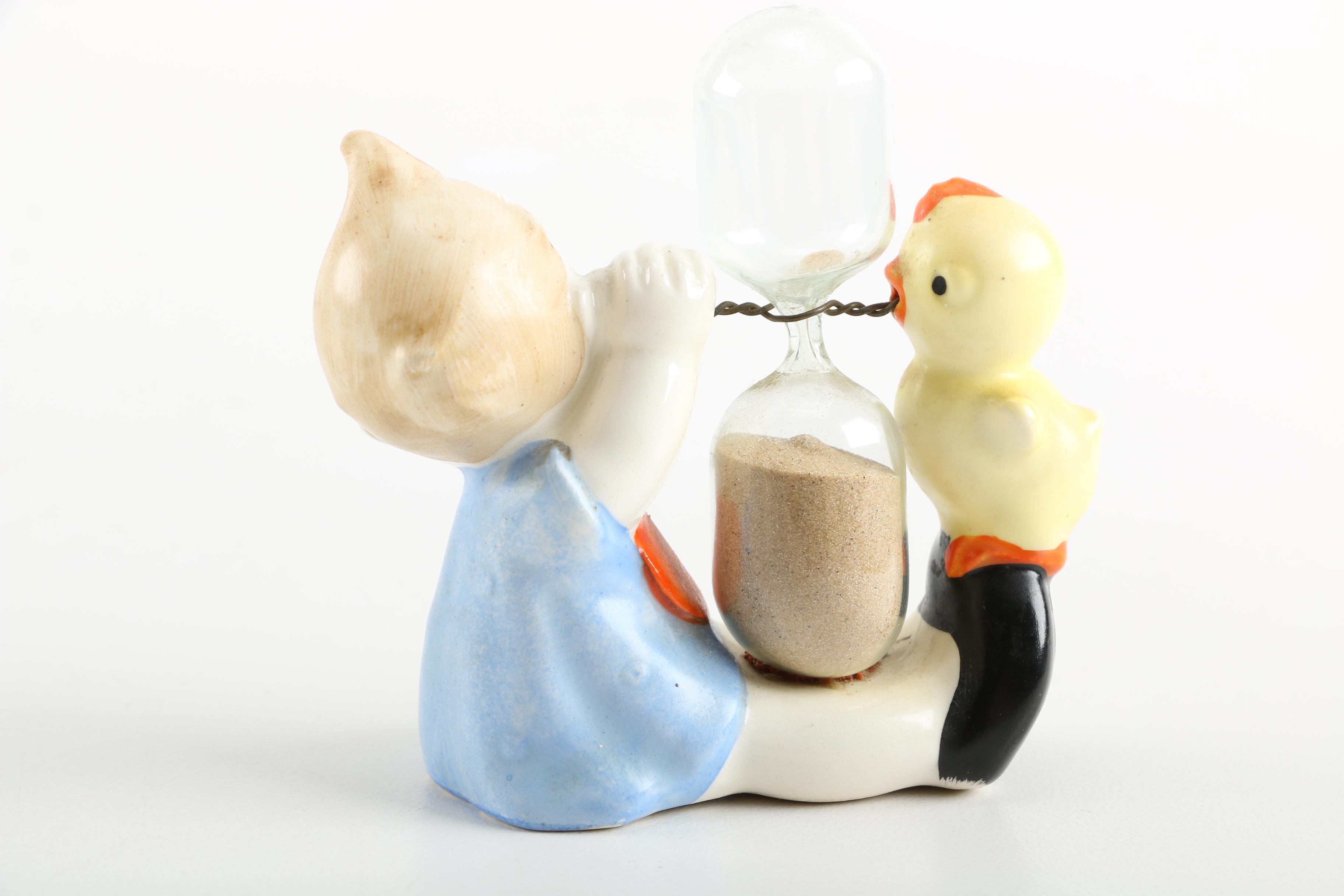 Ceramic Hourglass Figurines