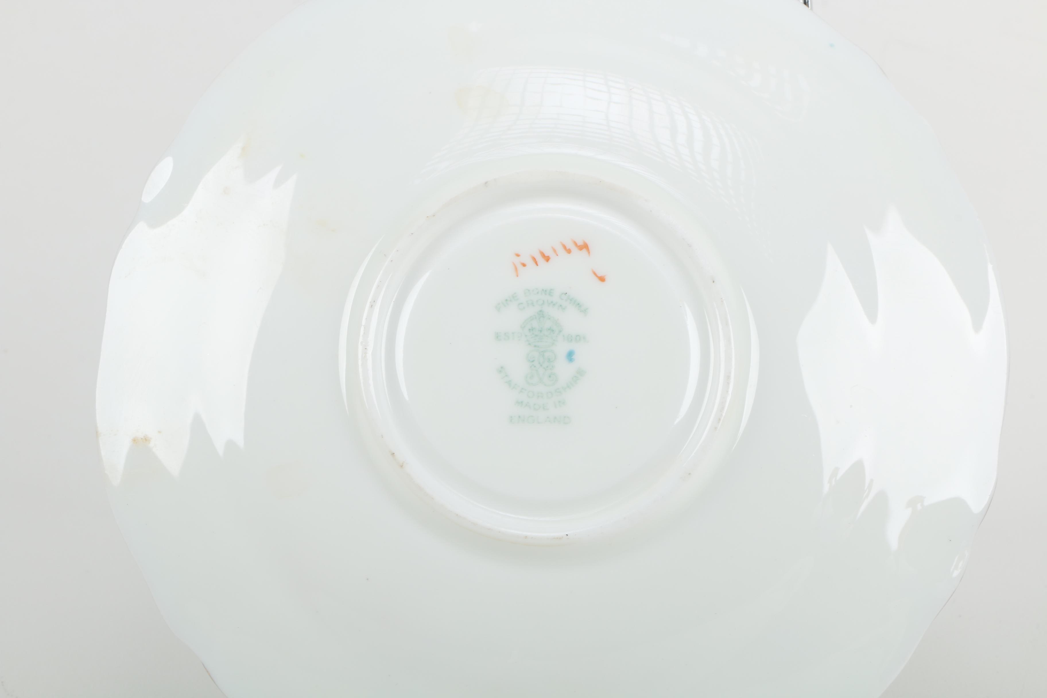 Crown Staffordshire China Teacups and Saucers