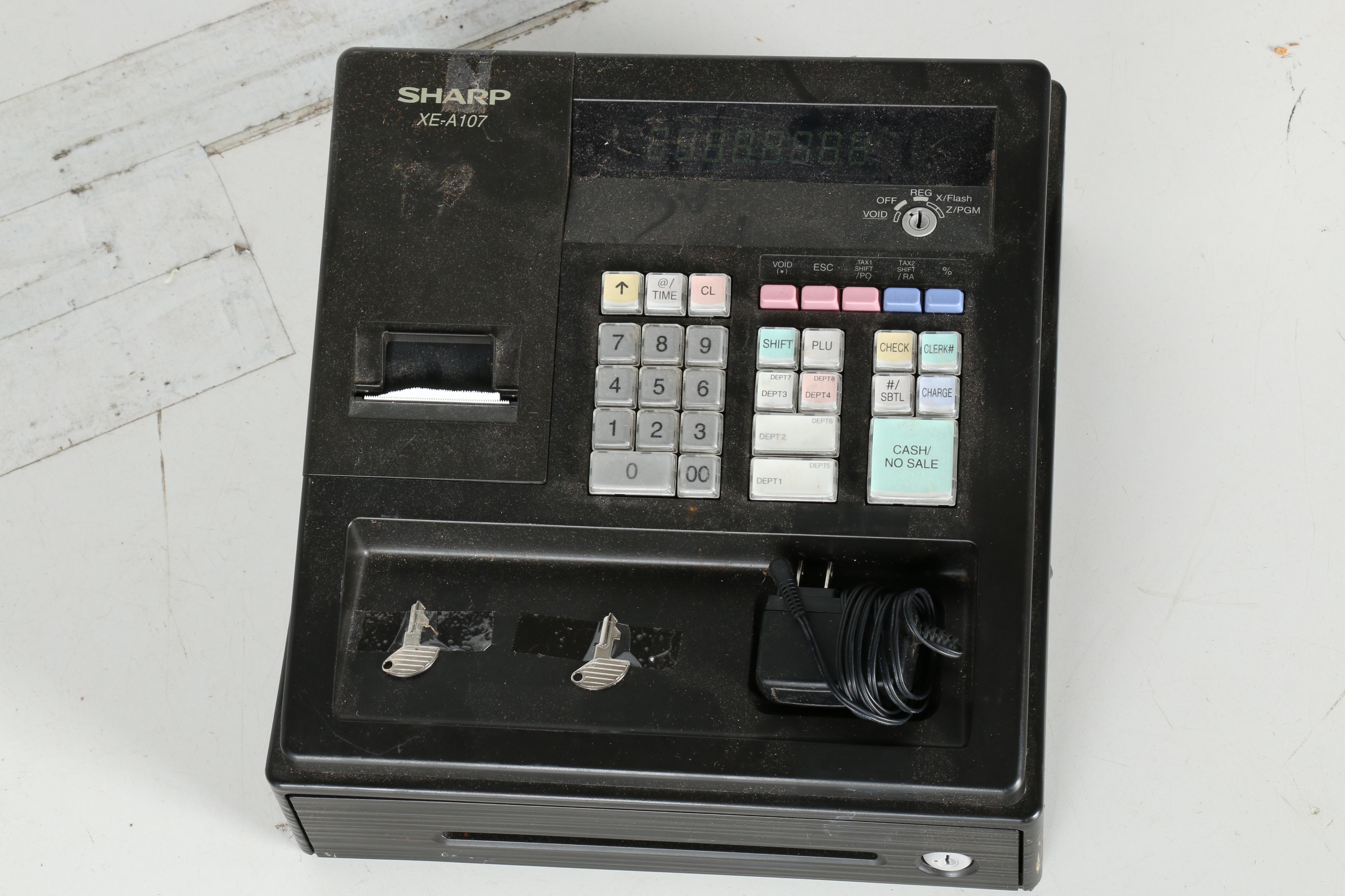 Sharp Cash Register