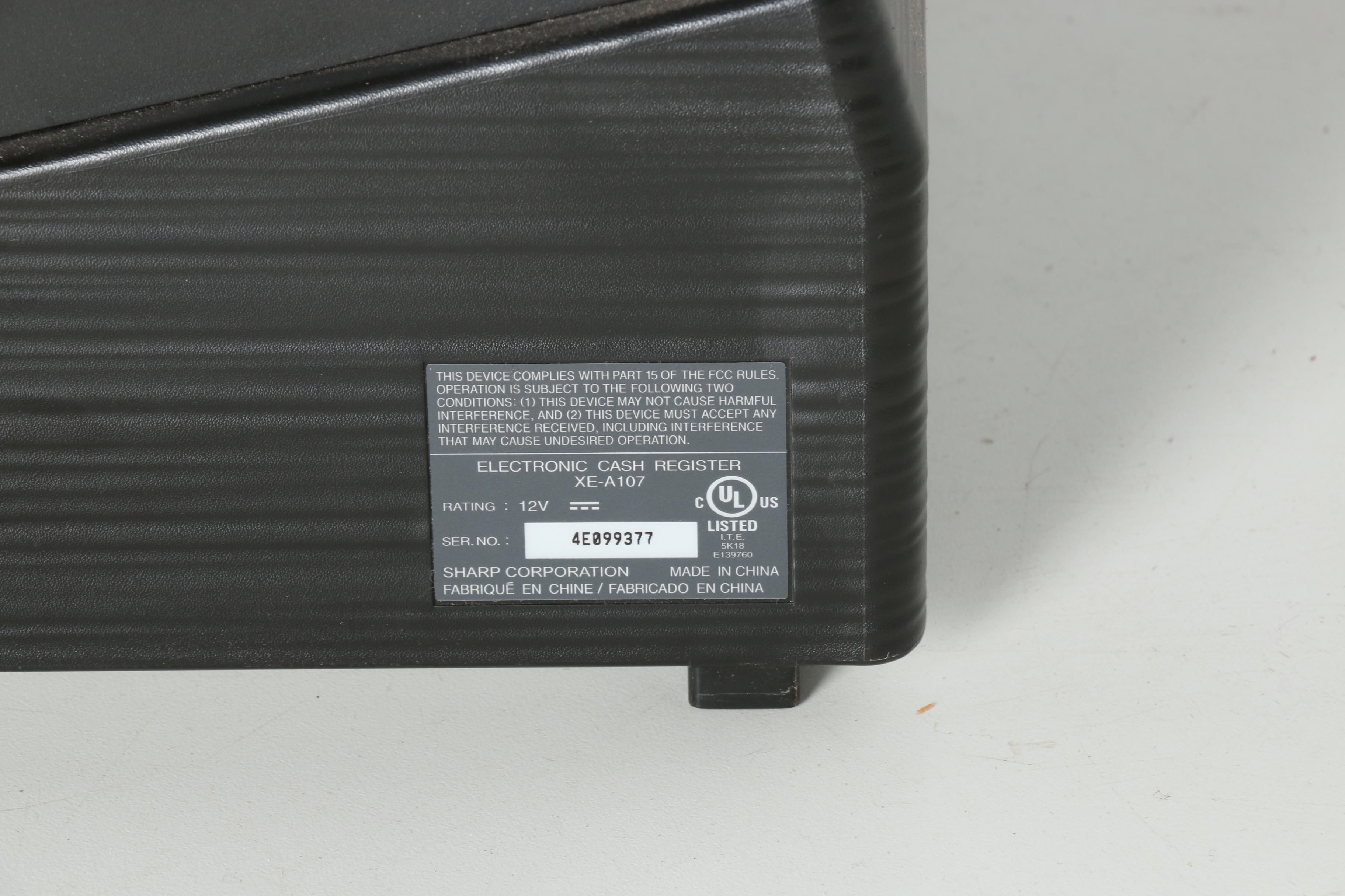 Sharp Cash Register