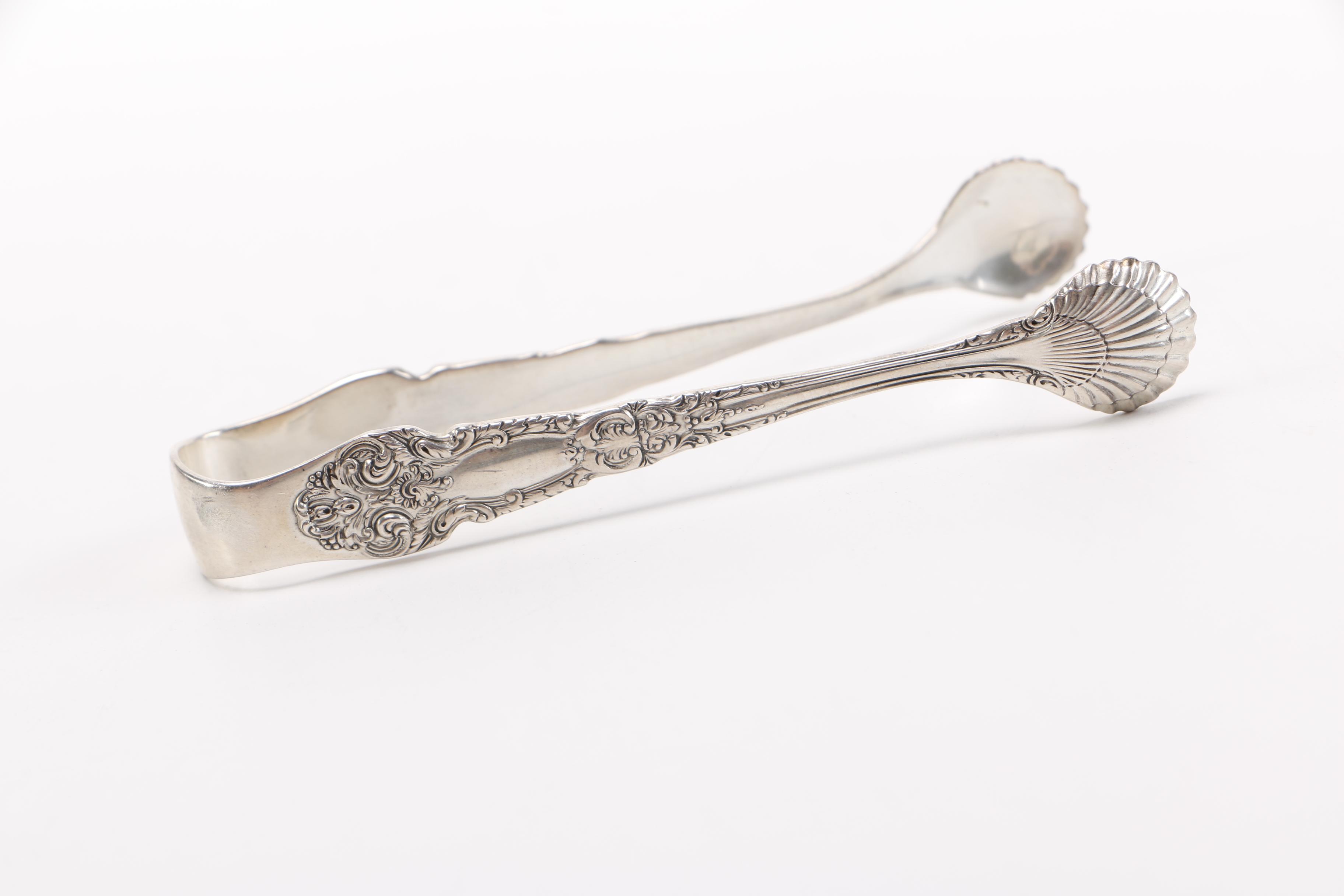 Reed & Barton "French Renaissance" Sterling Sugar Tongs