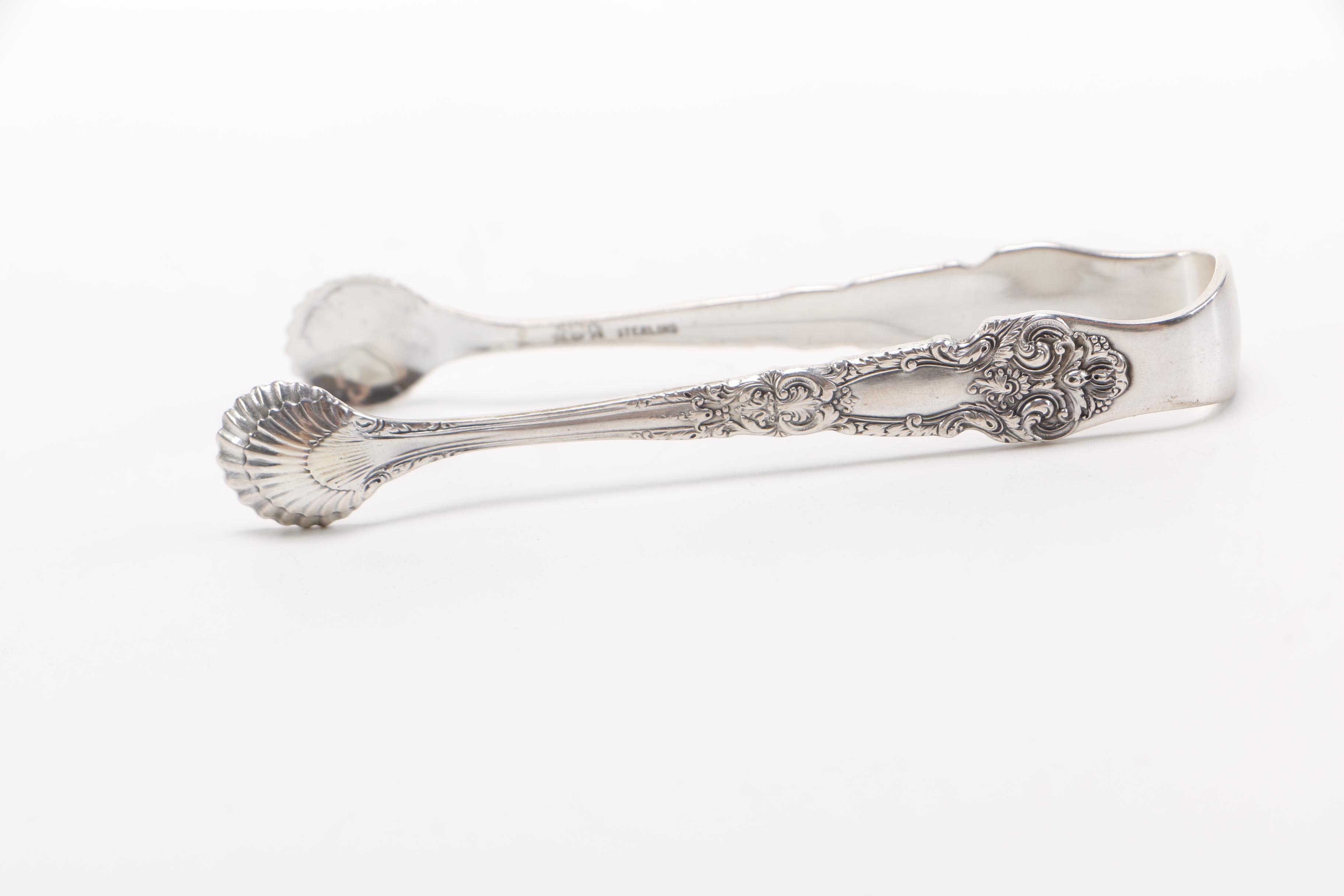 Reed & Barton "French Renaissance" Sterling Sugar Tongs