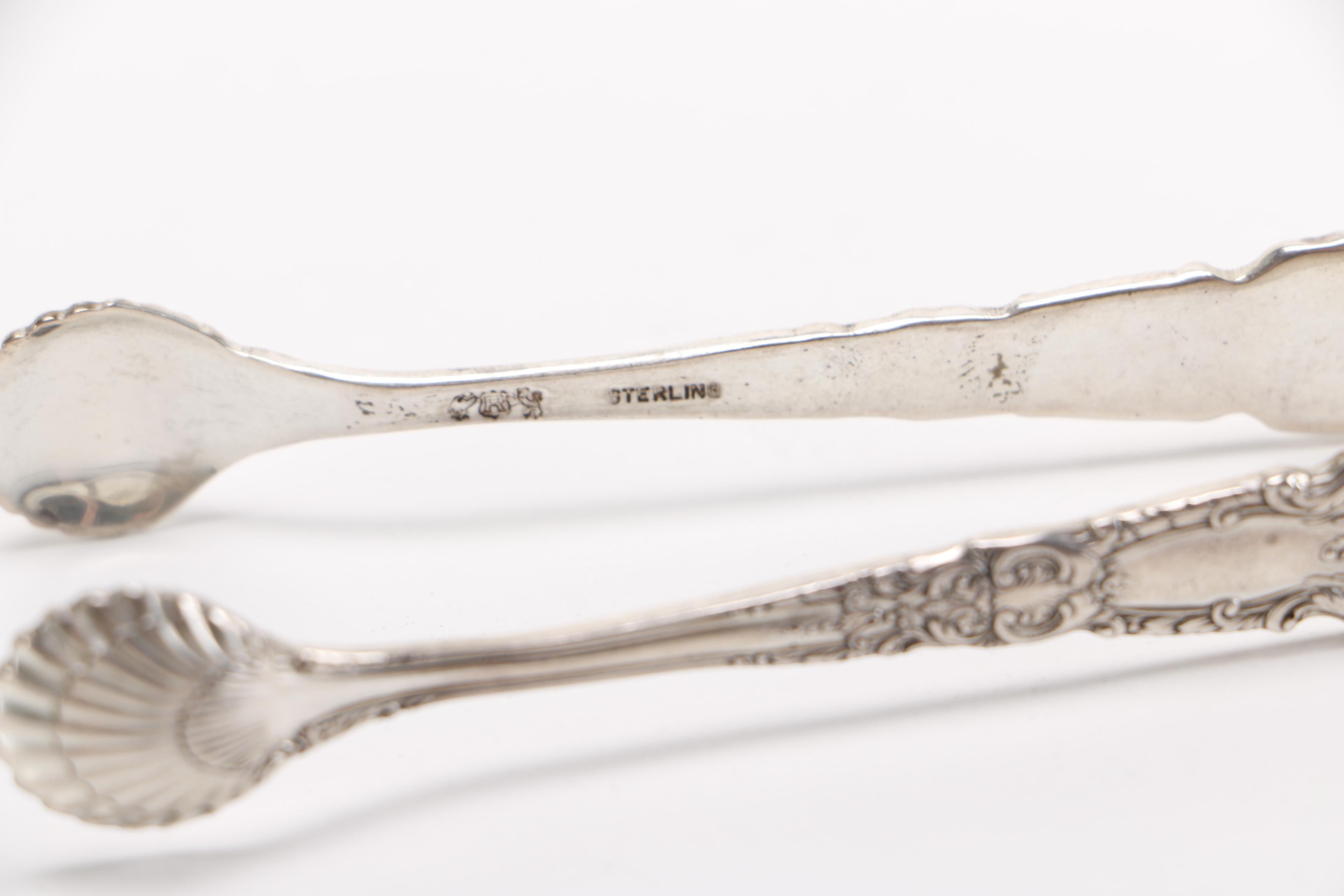 Reed & Barton "French Renaissance" Sterling Sugar Tongs