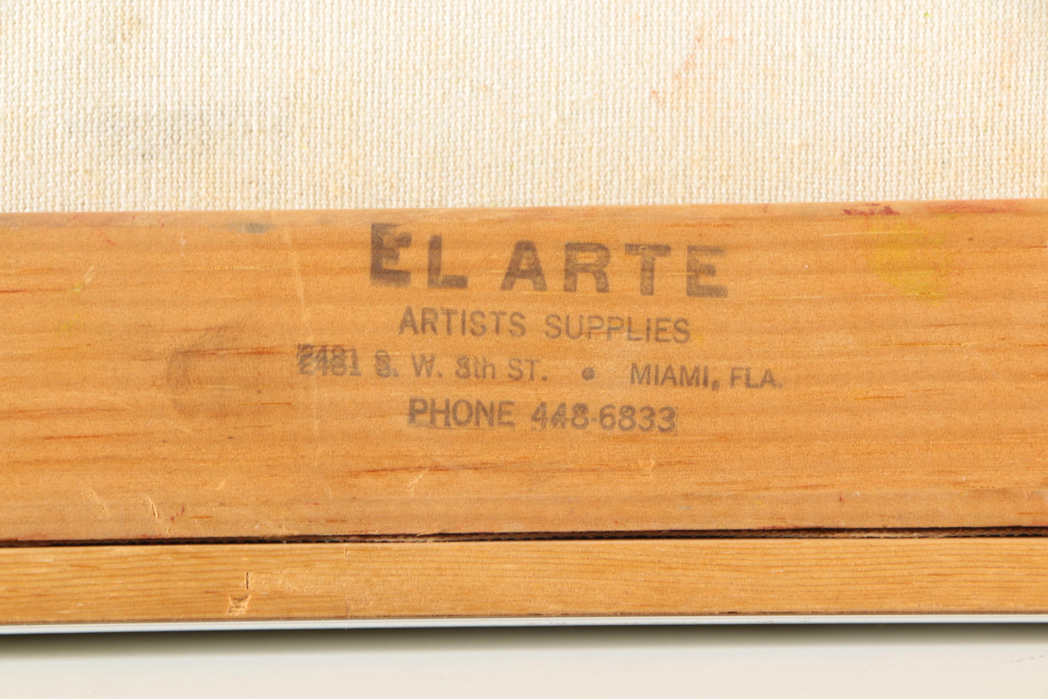 Joan Abelove Oil Painting on Canvas "Nightbridge"