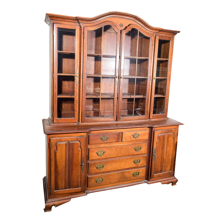 American Tradition Oak China Cabinet