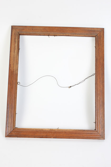 German Reverse Glass Religious Sign