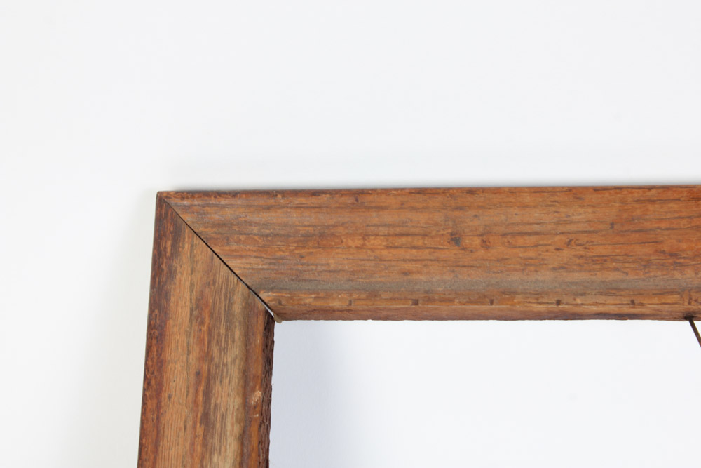 German Reverse Glass Religious Sign