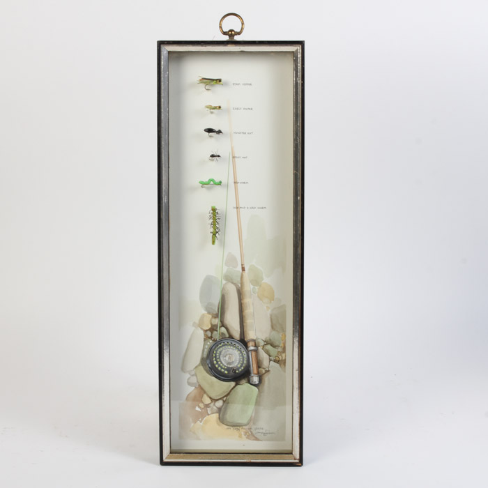 Jay Fullum Watercolor on Paper with Handmade Terrestrials