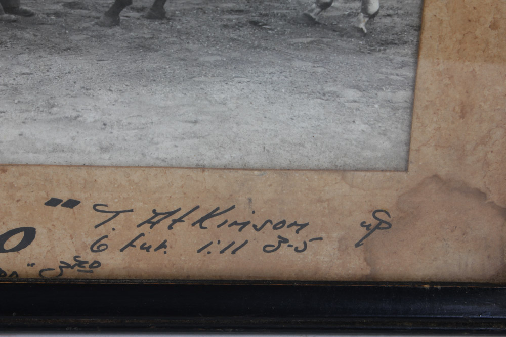 Collection of Three Black and White Photographs of Horse Racing