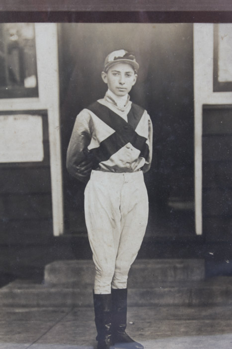 Collection of Three Black and White Photographs of Horse Racing