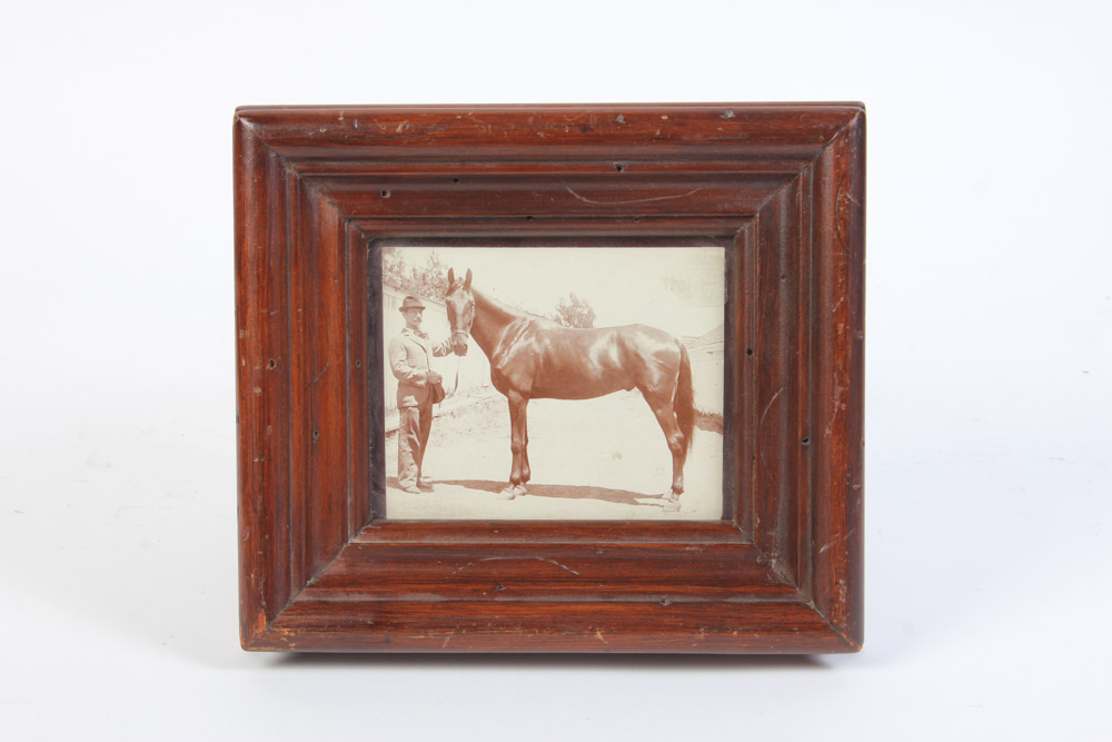 Collection of Three Black and White Photographs of Horse Racing
