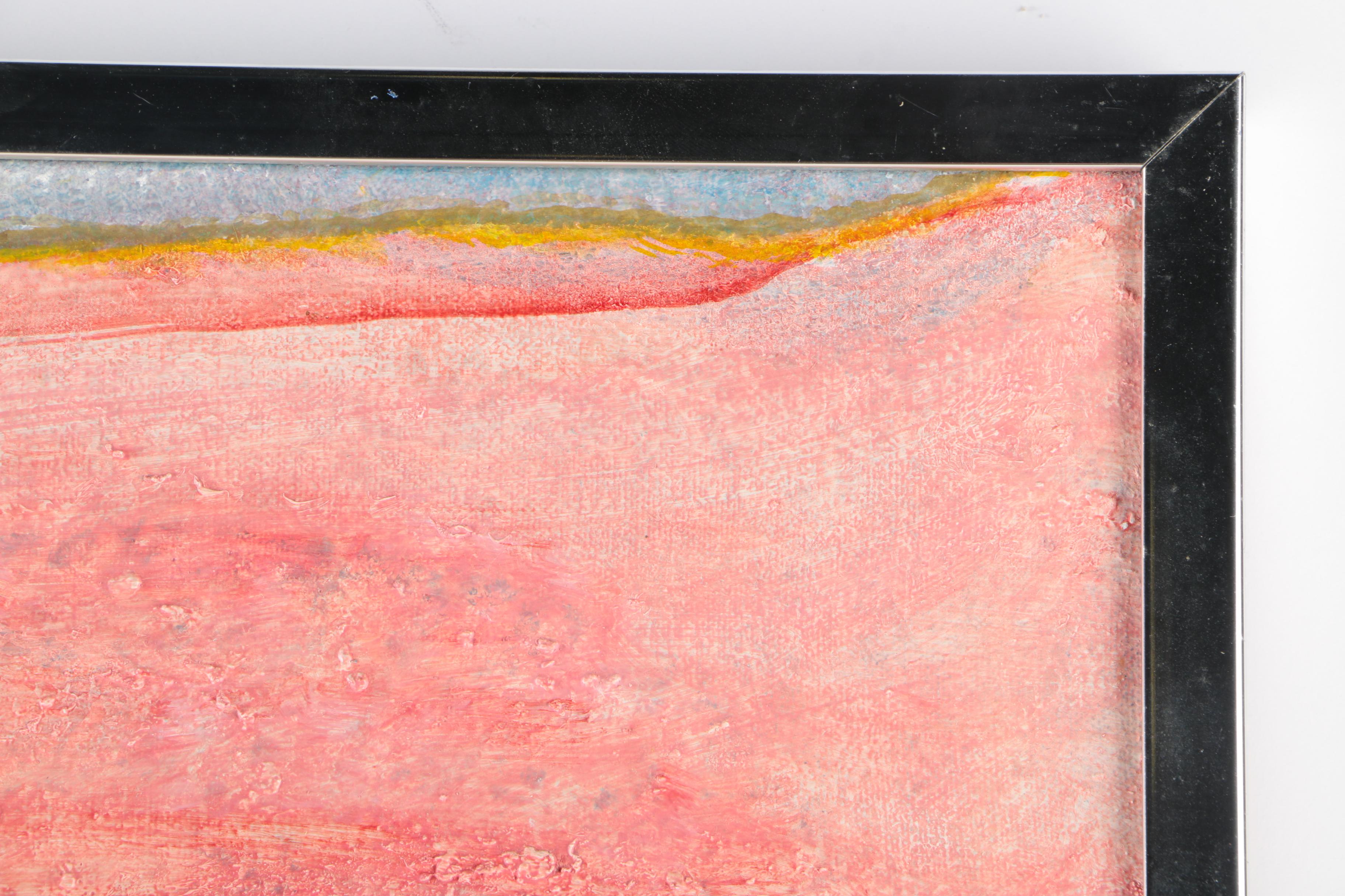 Joan Abelove Oil Painting on Canvas "Vacation Land"