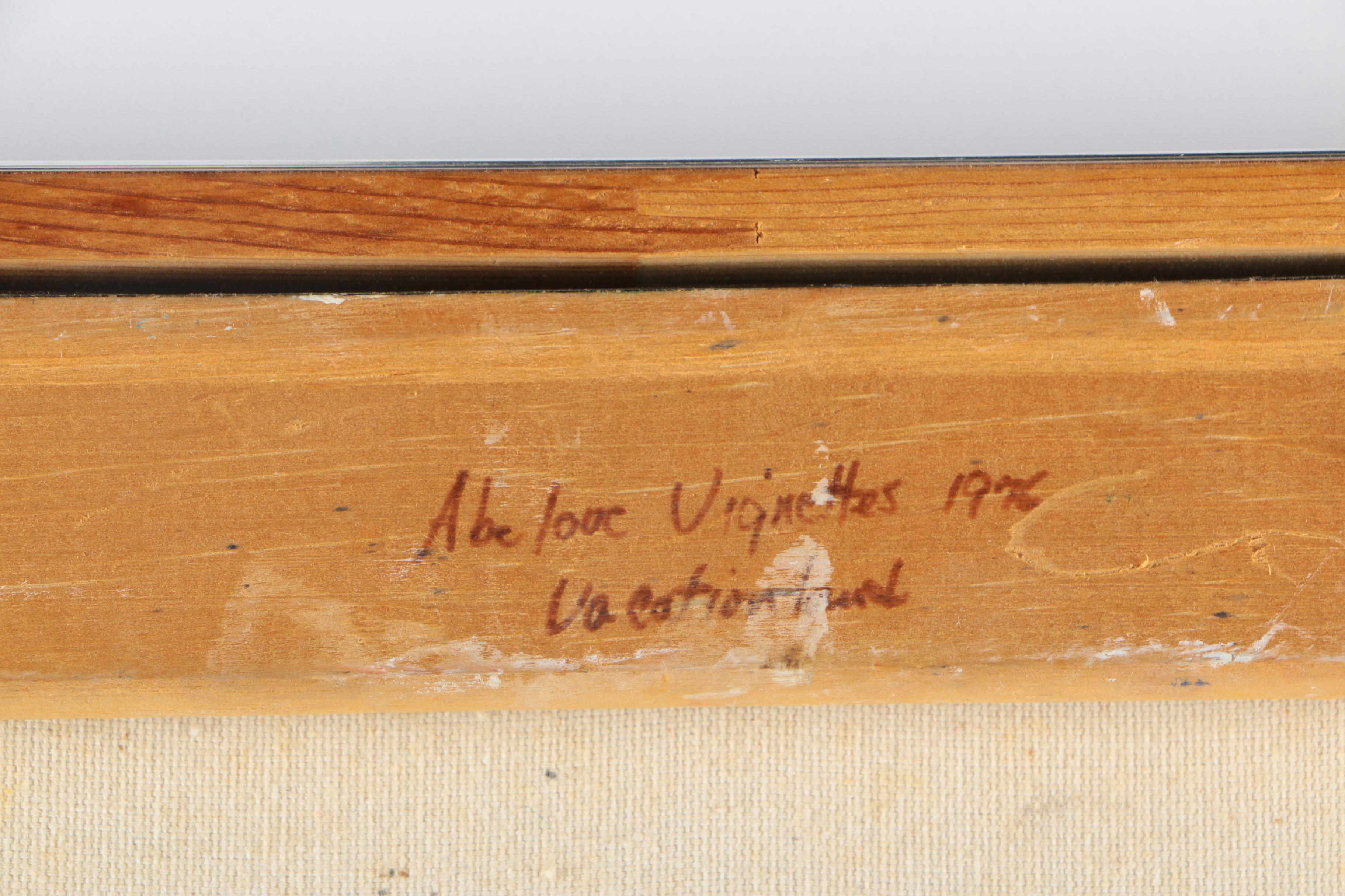 Joan Abelove Oil Painting on Canvas "Vacation Land"