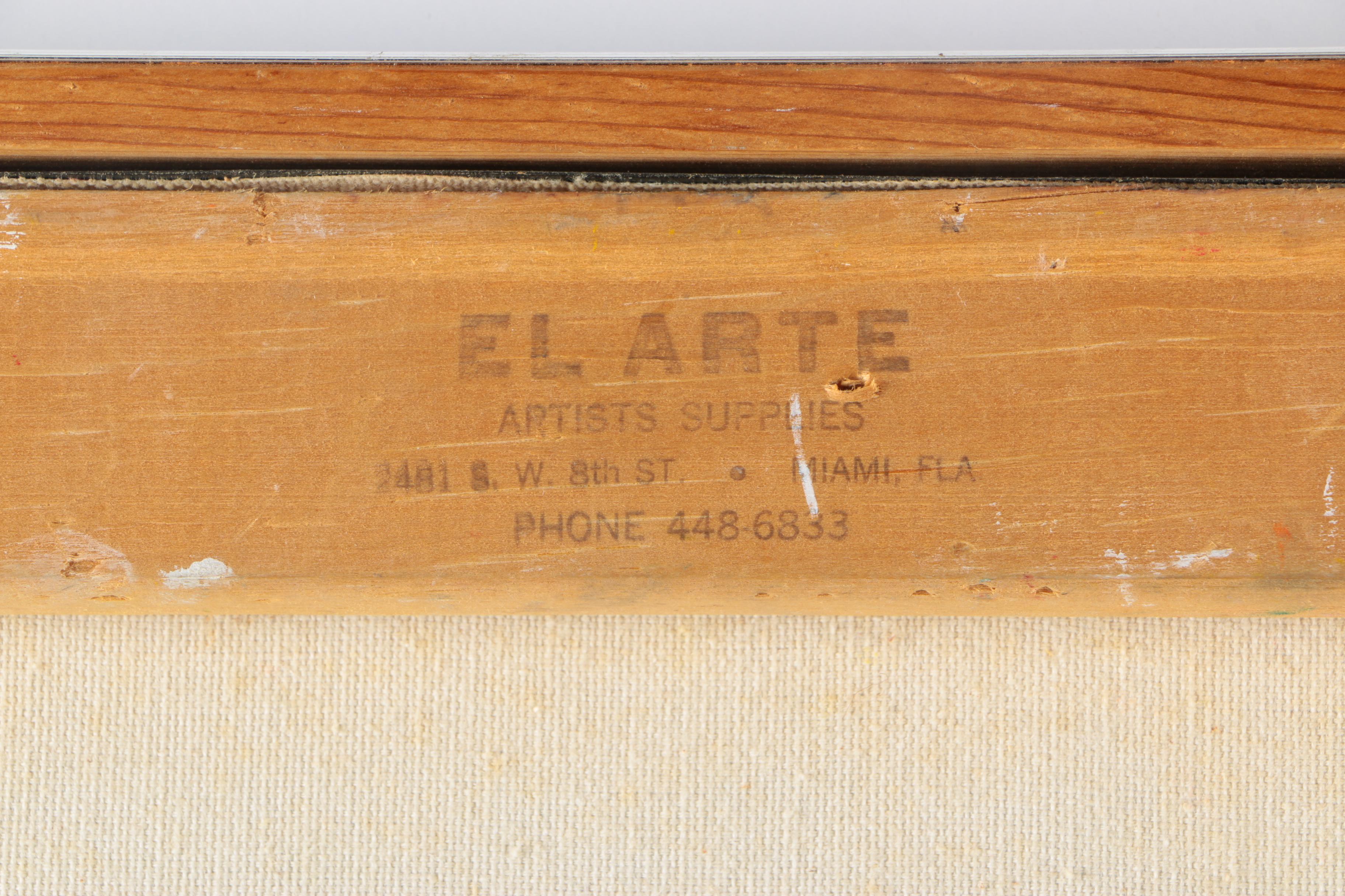 Joan Abelove Oil Painting on Canvas "Vacation Land"