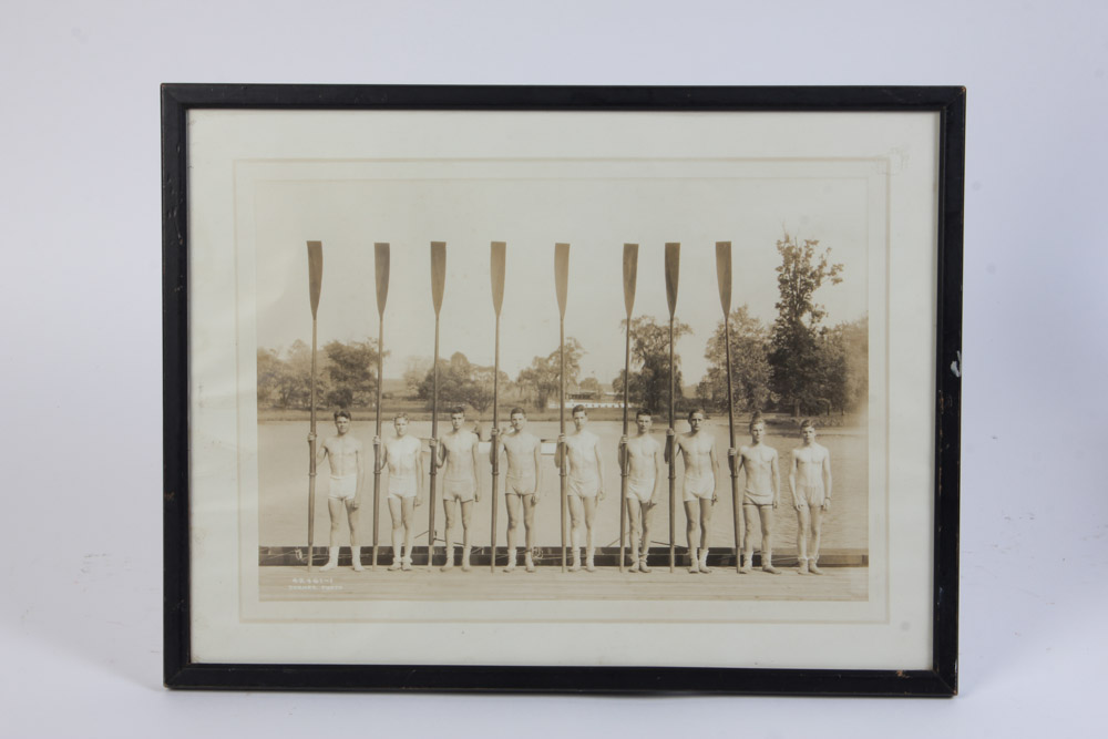 Grouping of Vintage Rowing Photographs