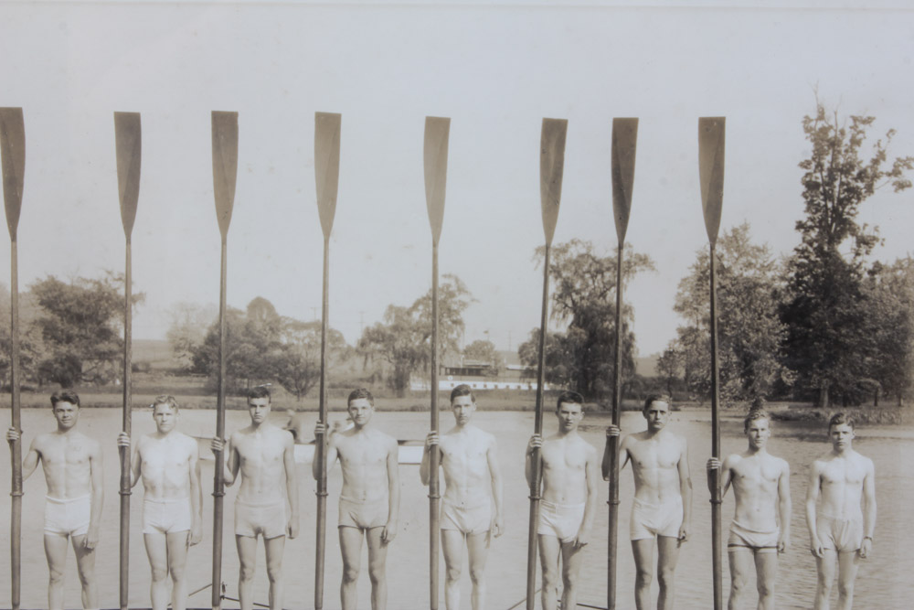 Grouping of Vintage Rowing Photographs