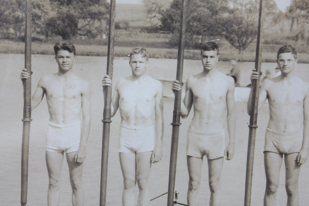 Grouping of Vintage Rowing Photographs