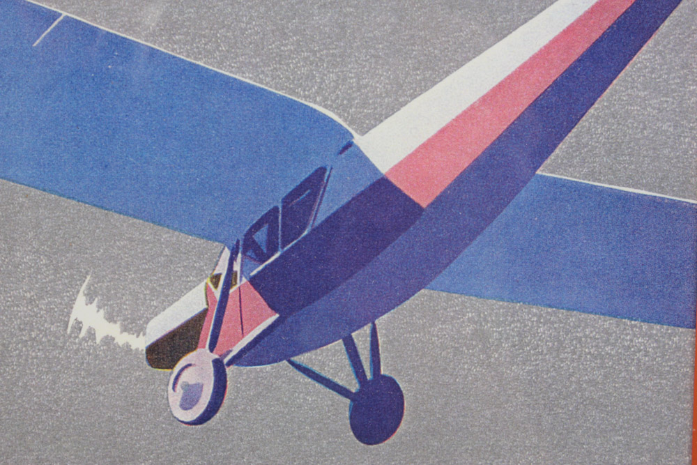 Pair of Giclee Prints After Aviation Themed Art