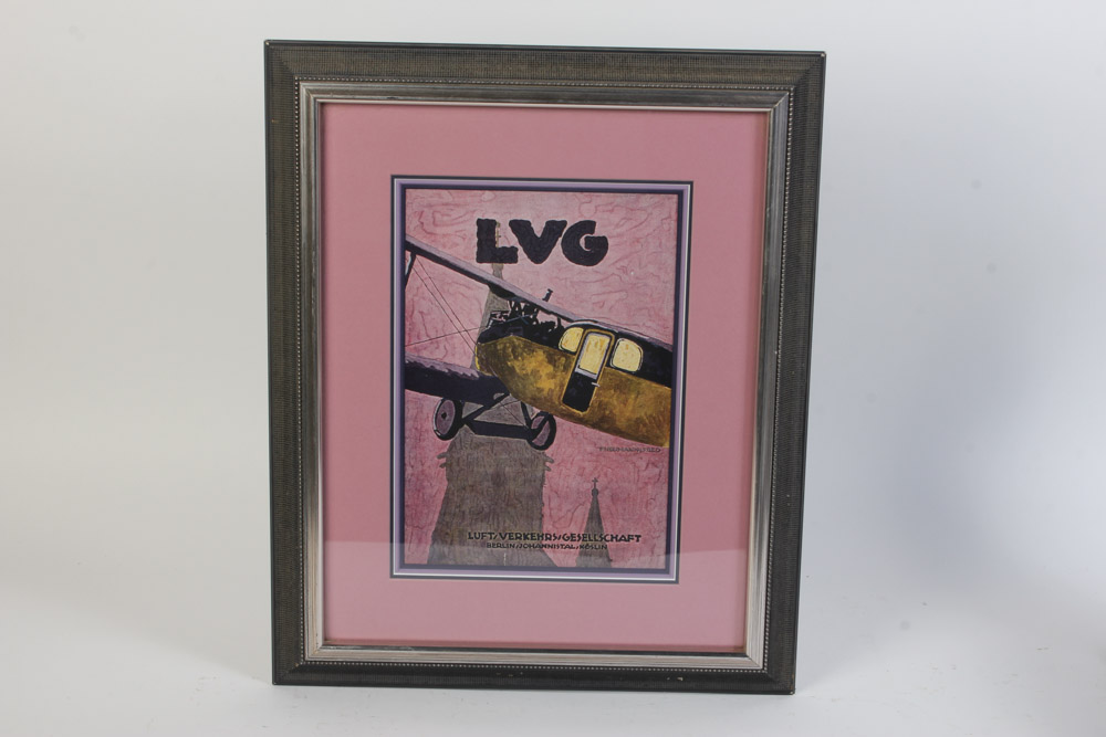 Collection of Giclees After Aviation Themed Prints