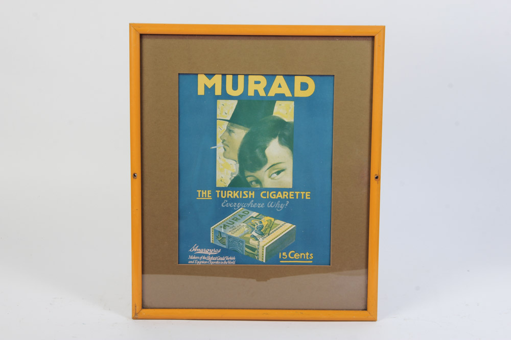 Collection of Vintage Turkish Cigarette Advertisements