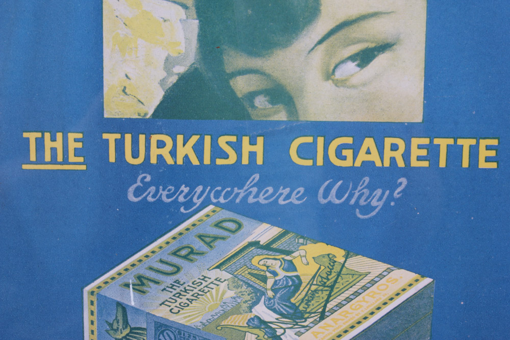 Collection of Vintage Turkish Cigarette Advertisements