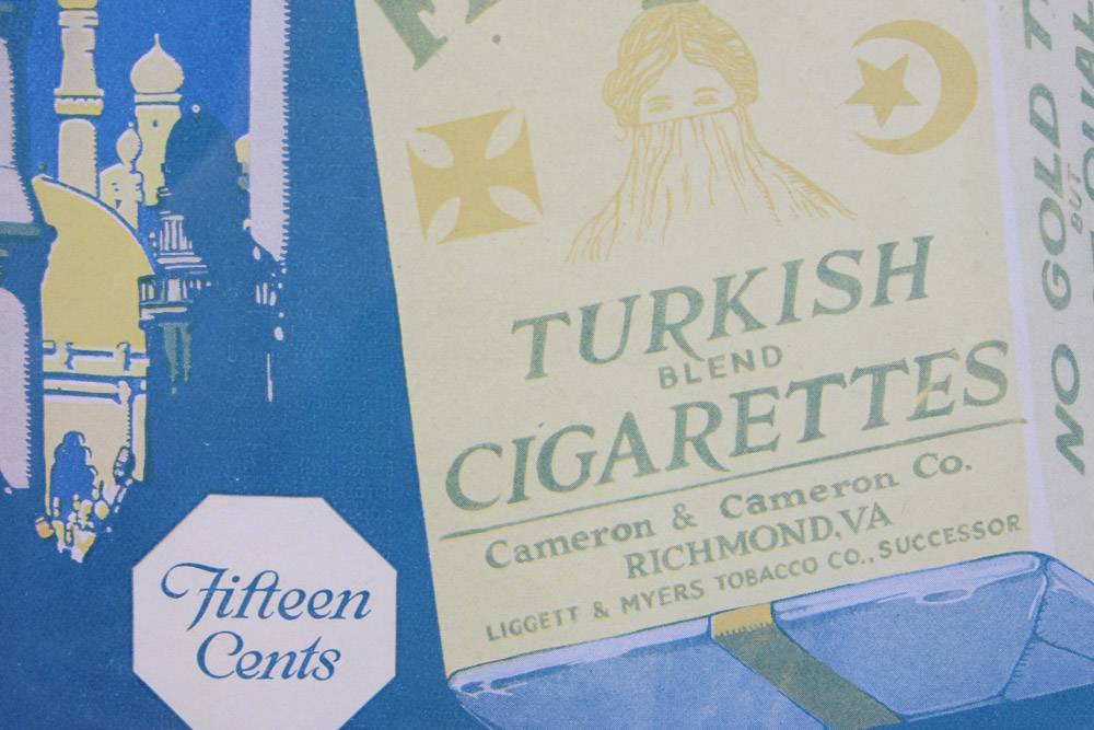 Collection of Vintage Turkish Cigarette Advertisements