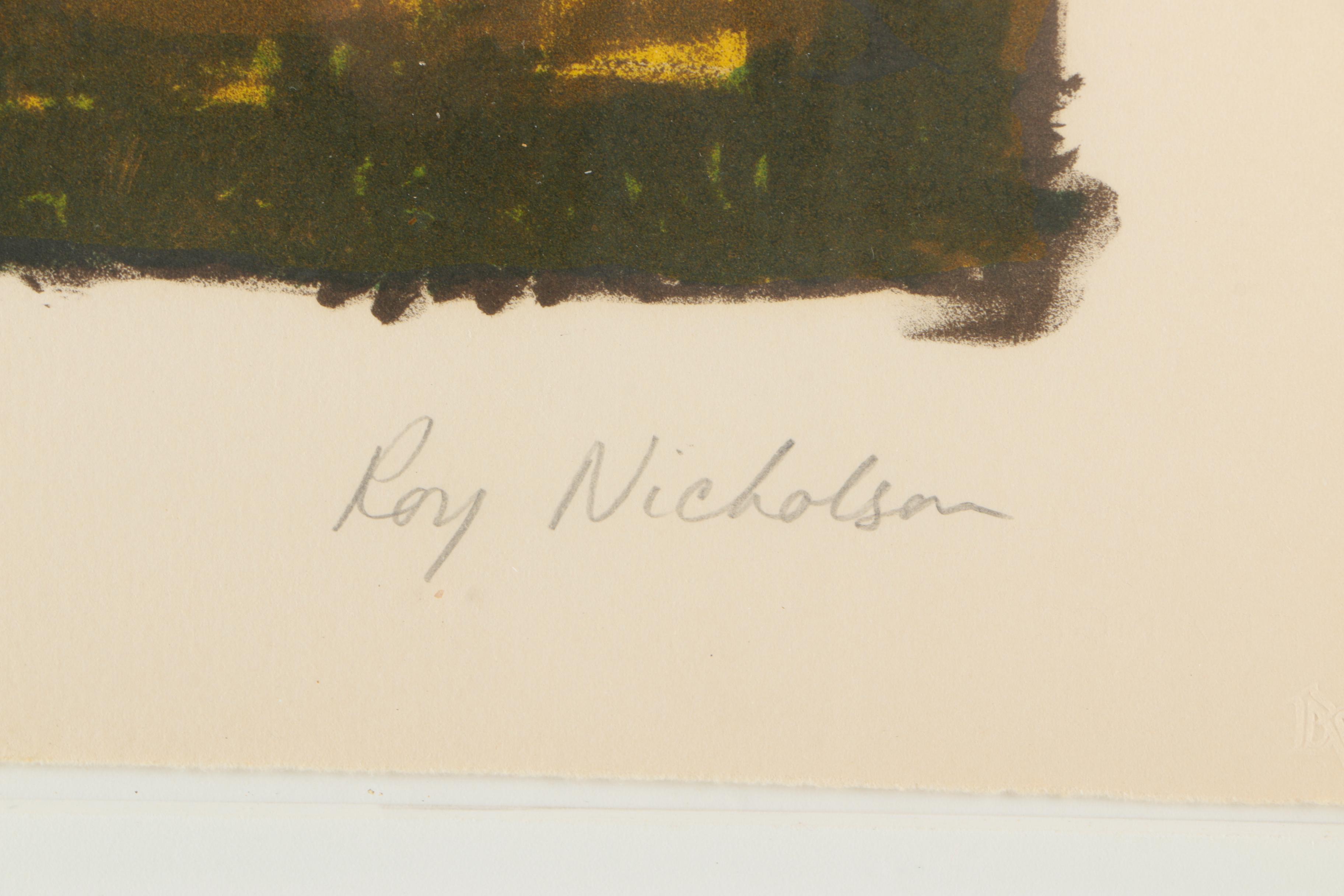 Roy Nicholson Limited Edition Serigraph on Paper "Crib (40) Series III"