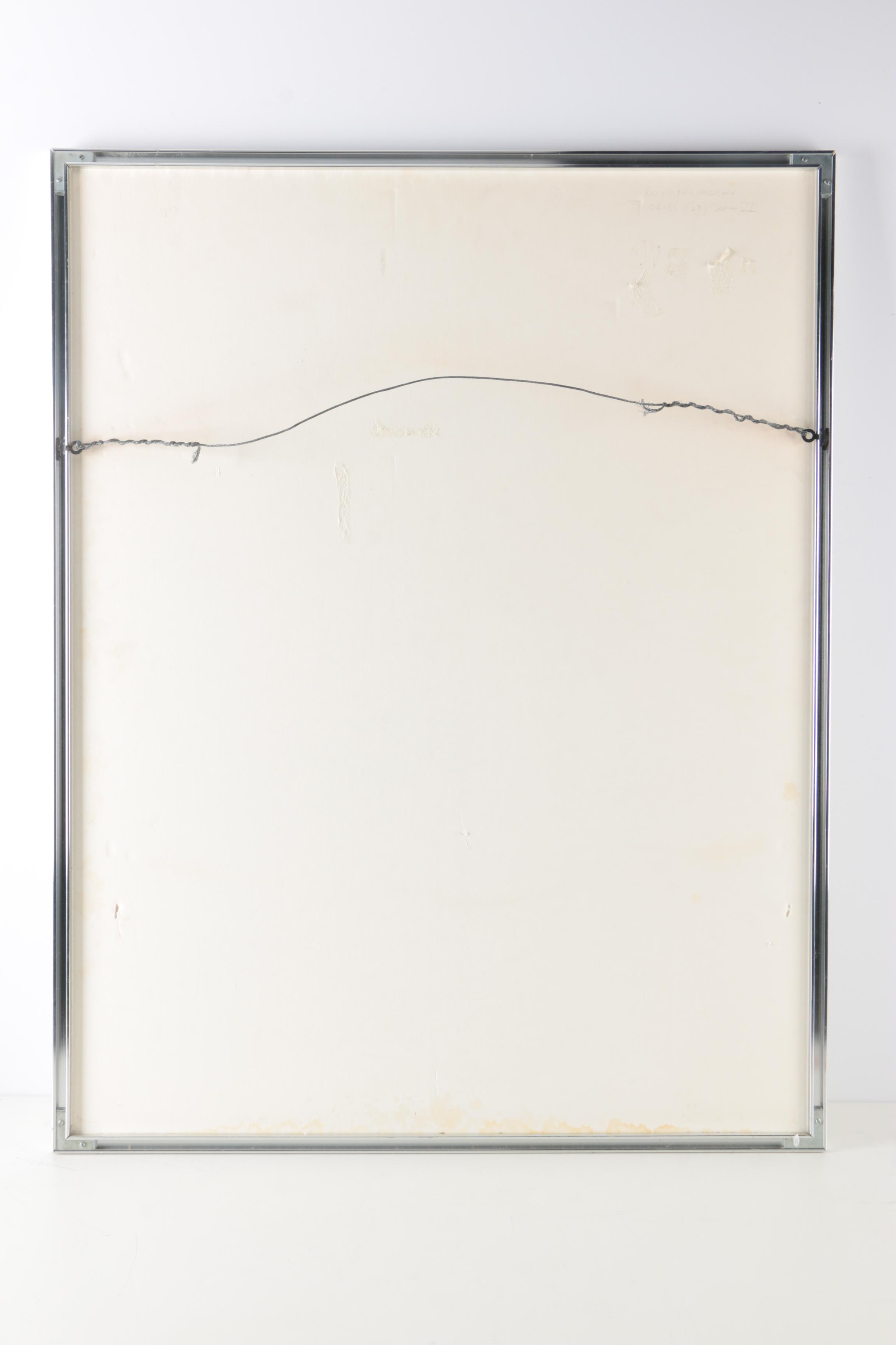 Roy Nicholson Limited Edition Serigraph on Paper "Crib (40) Series III"