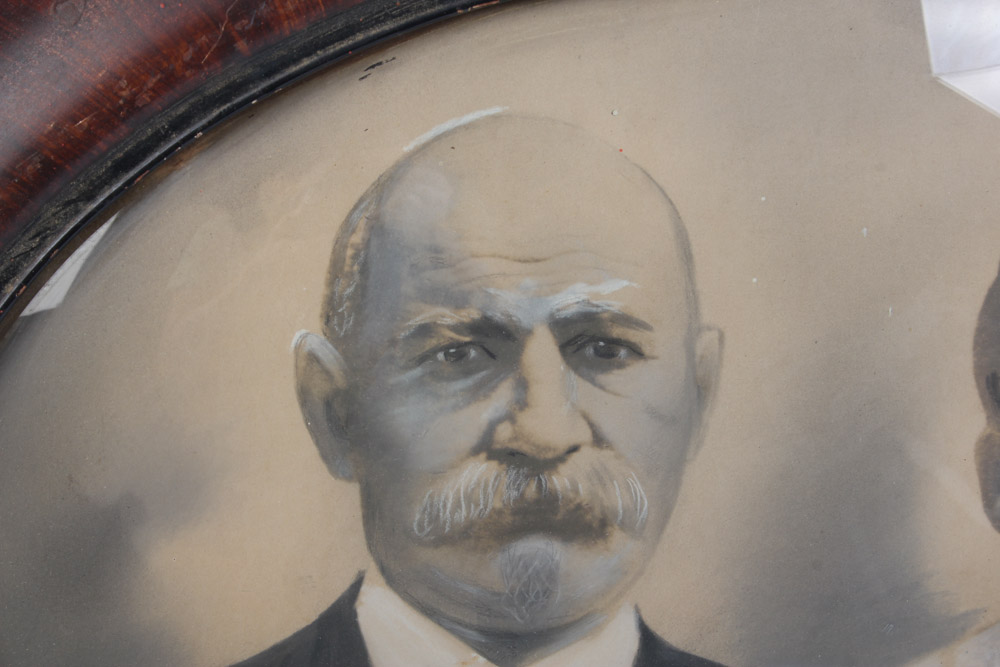 Crayon Portrait of Couple