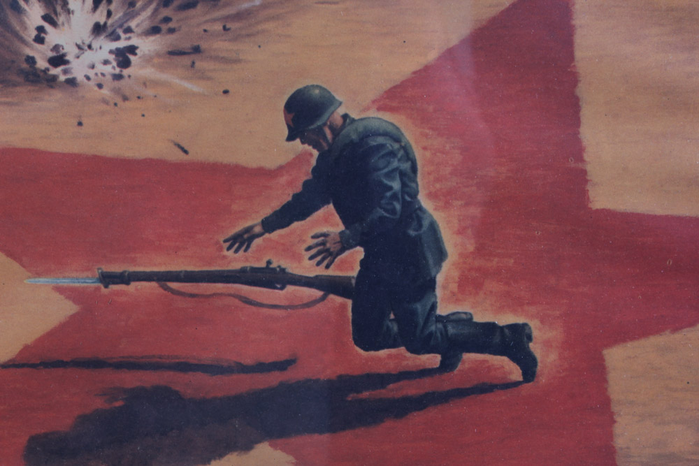 Vintage Offset Lithograph Poster for Russian War Relief Inc.