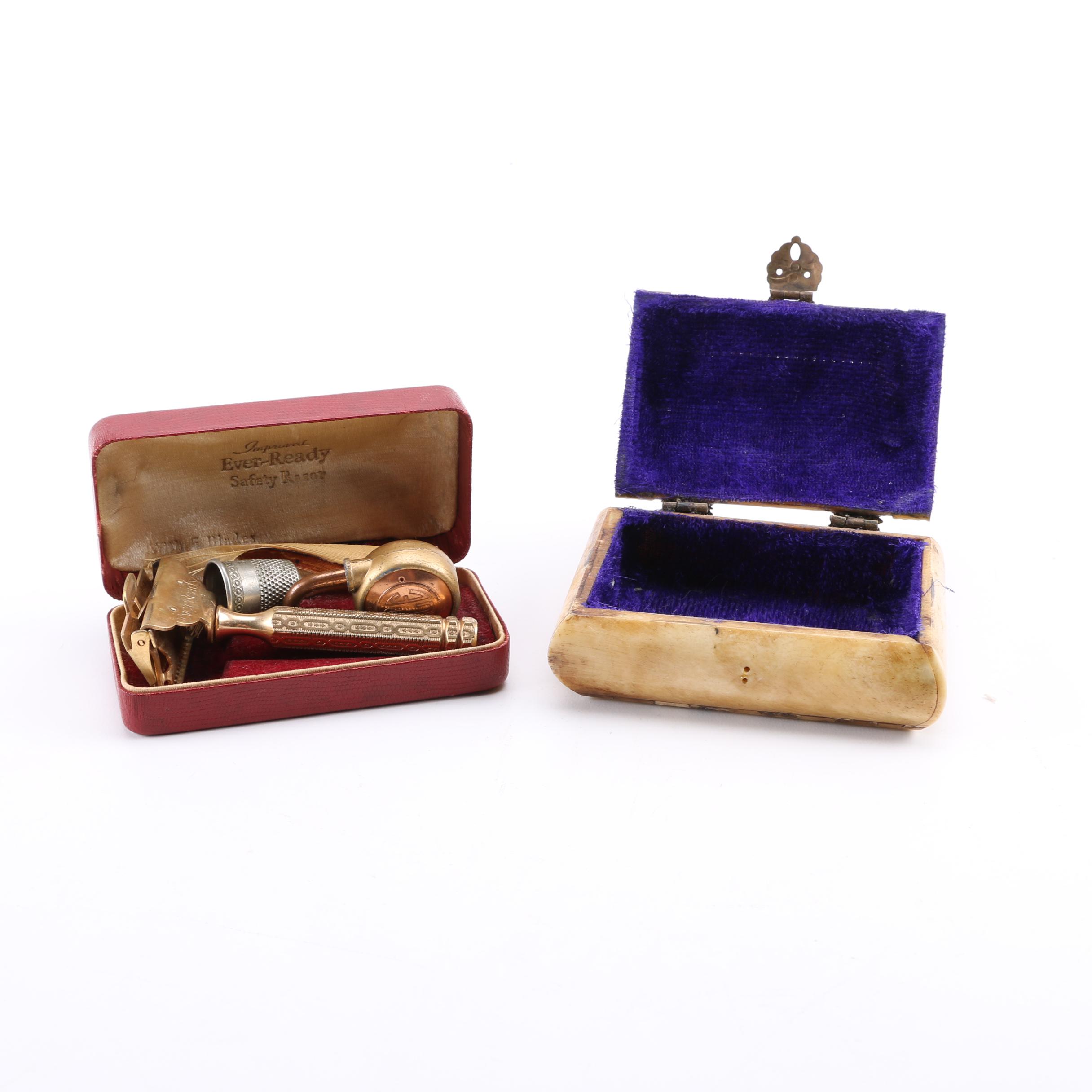 Set of Decor and Vanity Boxes