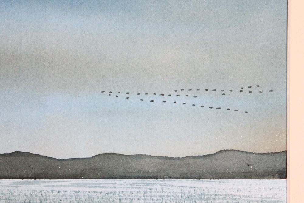 Dennis Clevenger Gouache Painting on Paper