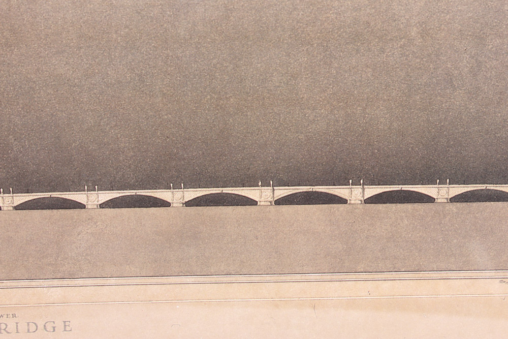 Offset Lithograph After the Plans for the Arlington Memorial Bridge